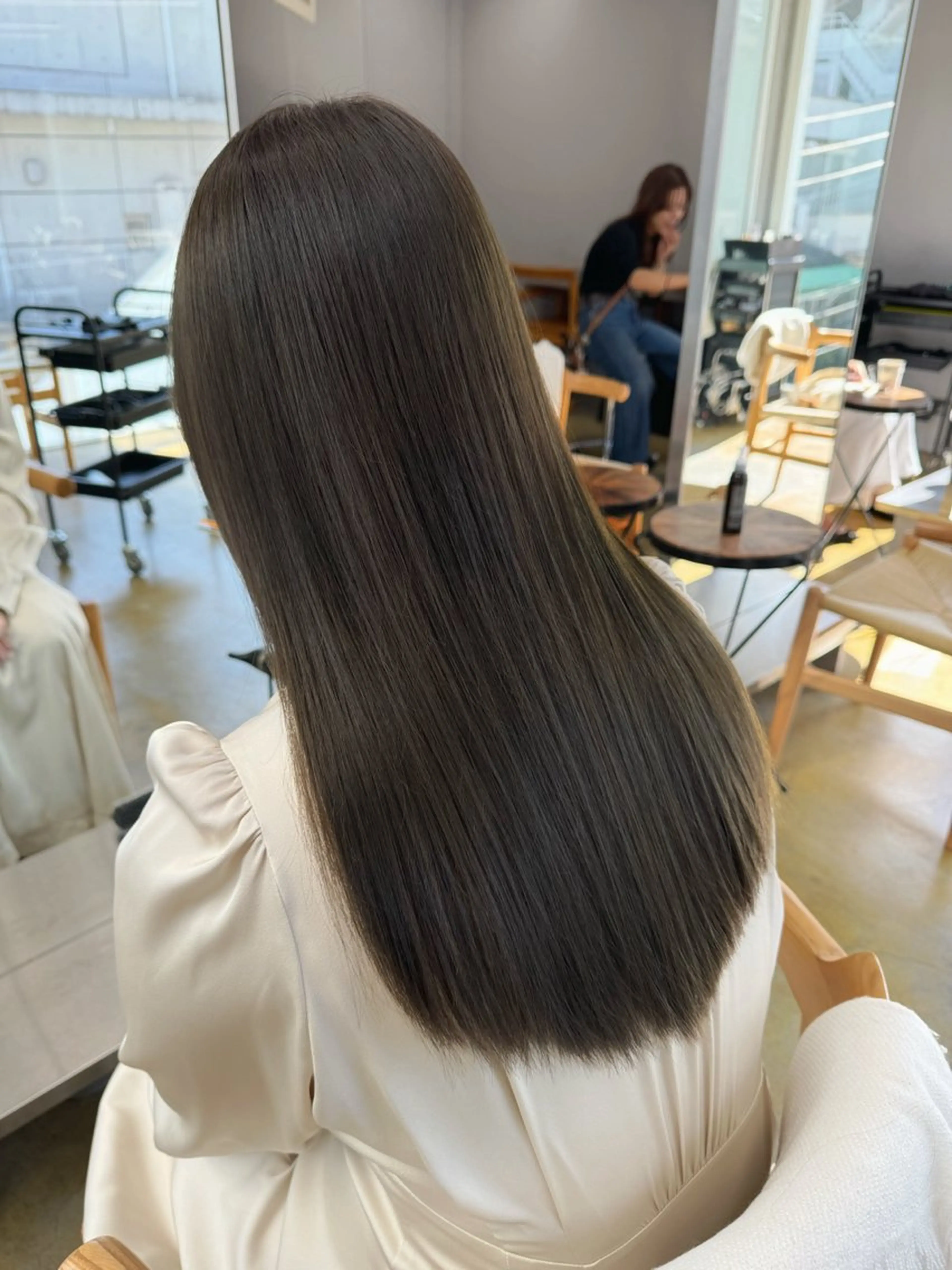 【minimo限定価格✨】透明感カラー+トリートメント🫧の写真