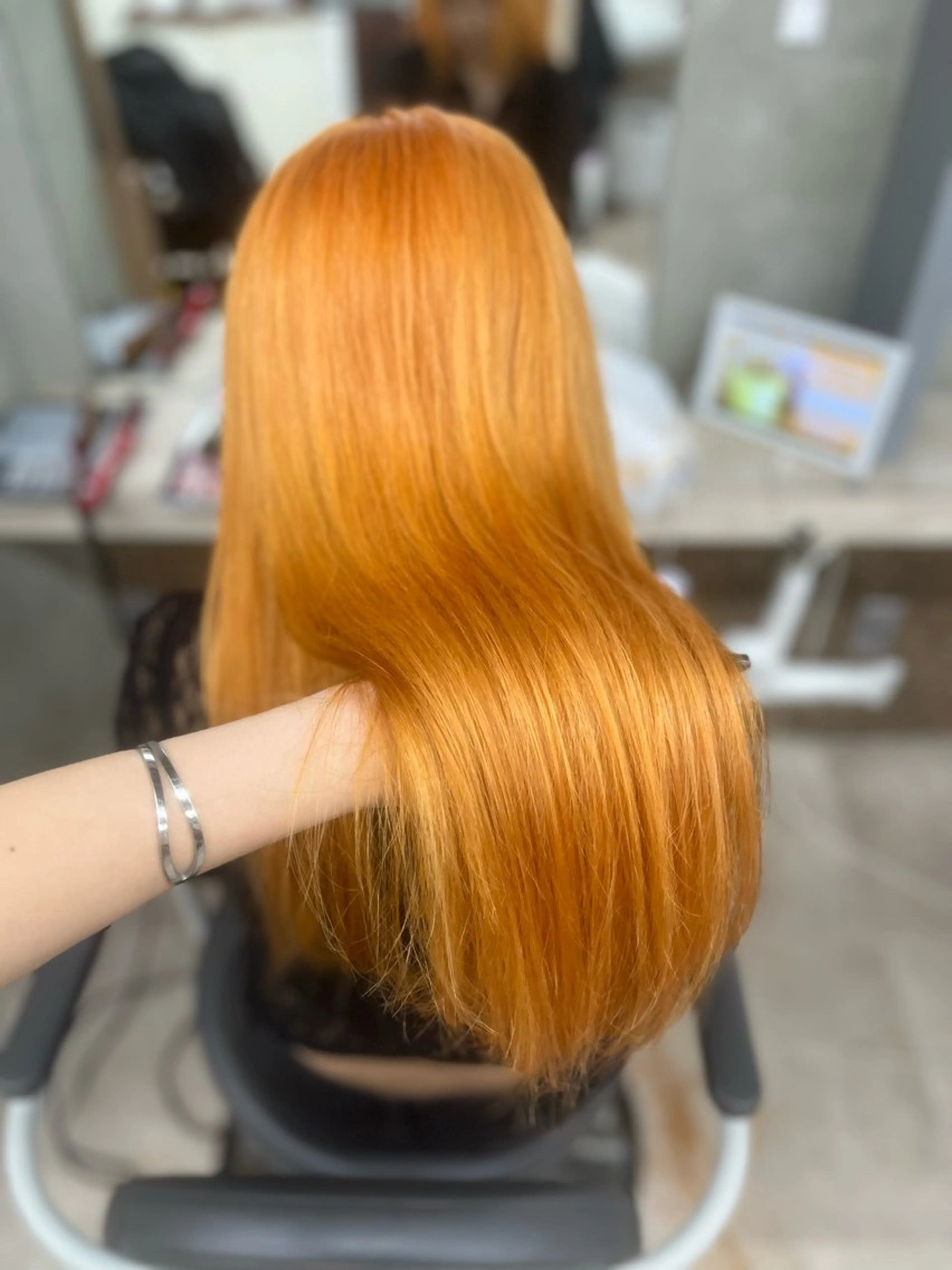 ロング カラー ヘアカラー トリートメント 🐈‍⬛多系統🕶 tsubura🖤のヘアスタイル