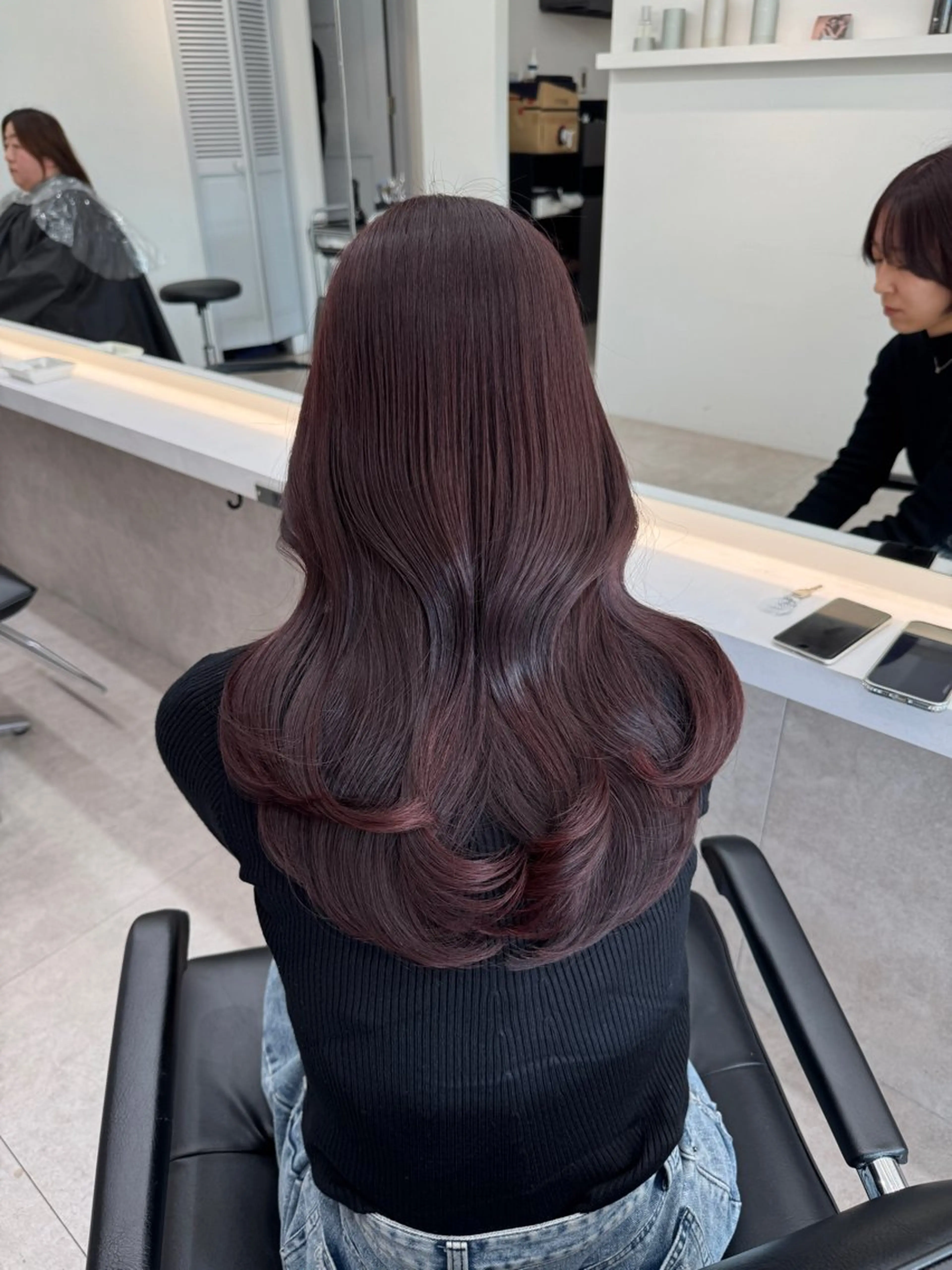 ロング カット ヘアカラー トリートメント 髪質改善/美髪縮毛矯 正のスペシャリストのヘアスタイル