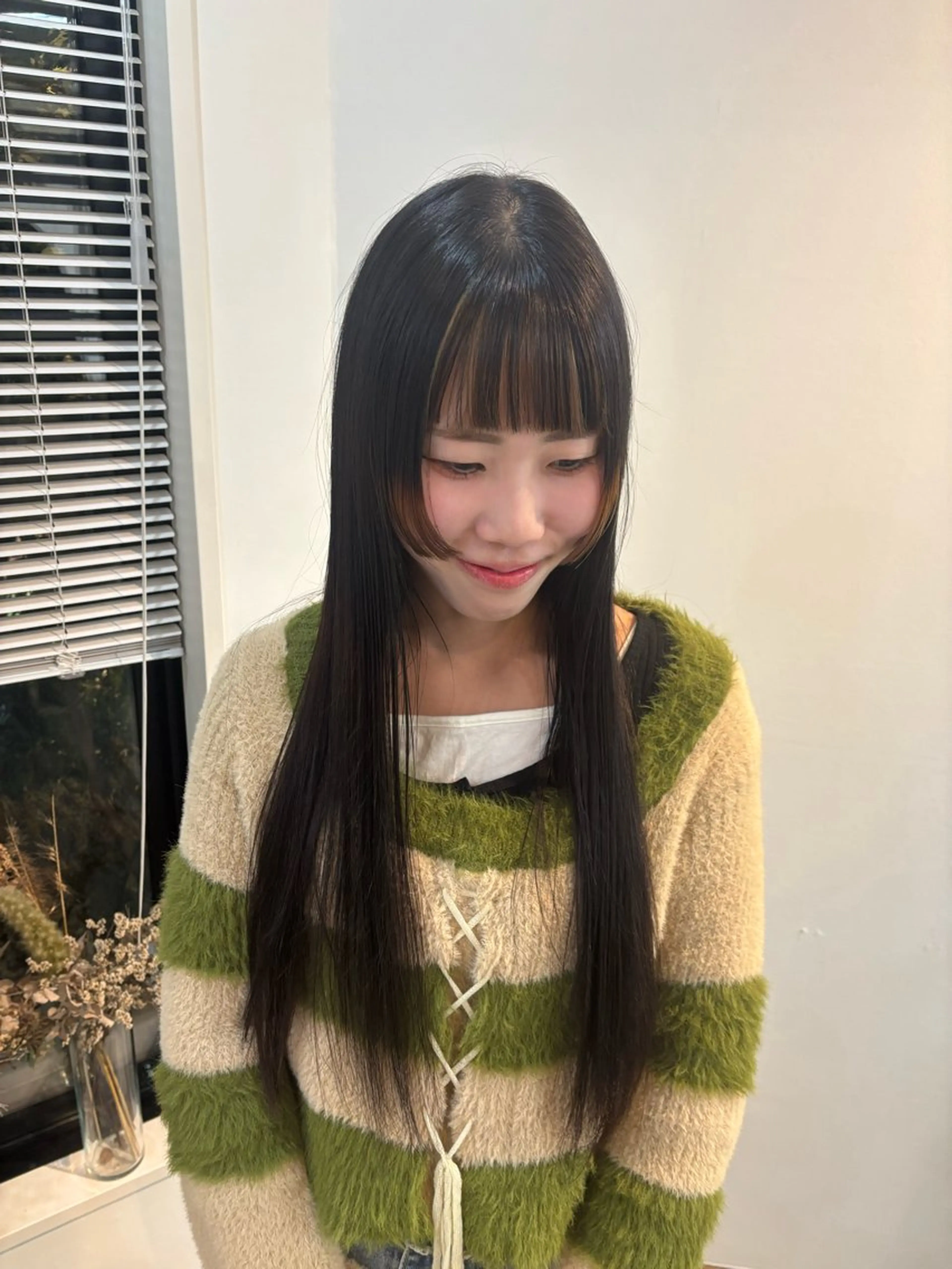 カラー 透明感カラー🫧 高田李胡のヘアスタイル