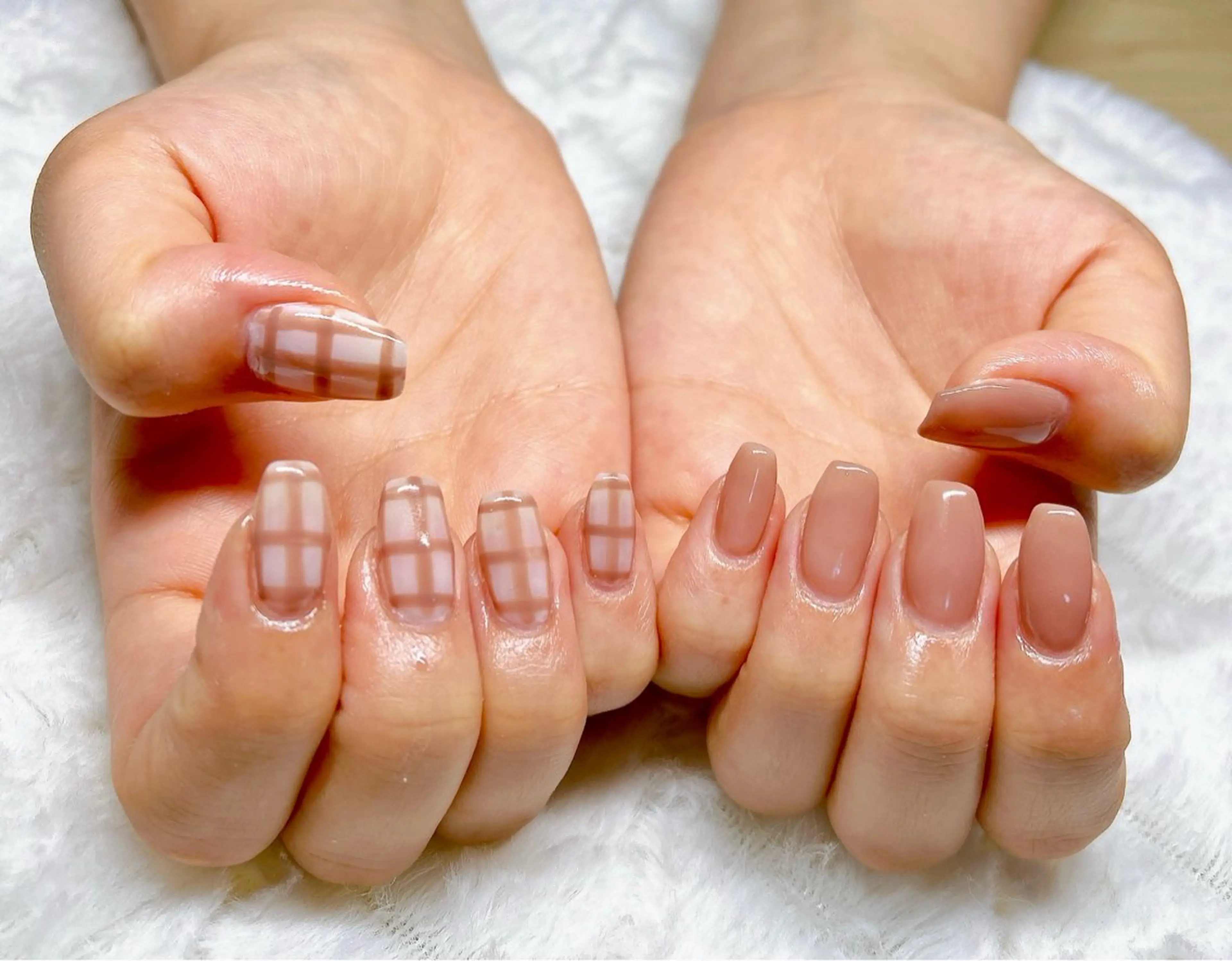 ネイル ワンカラーネイル シンプルネイル ハンドネイル kaenail 瑞江のネイルデザイン