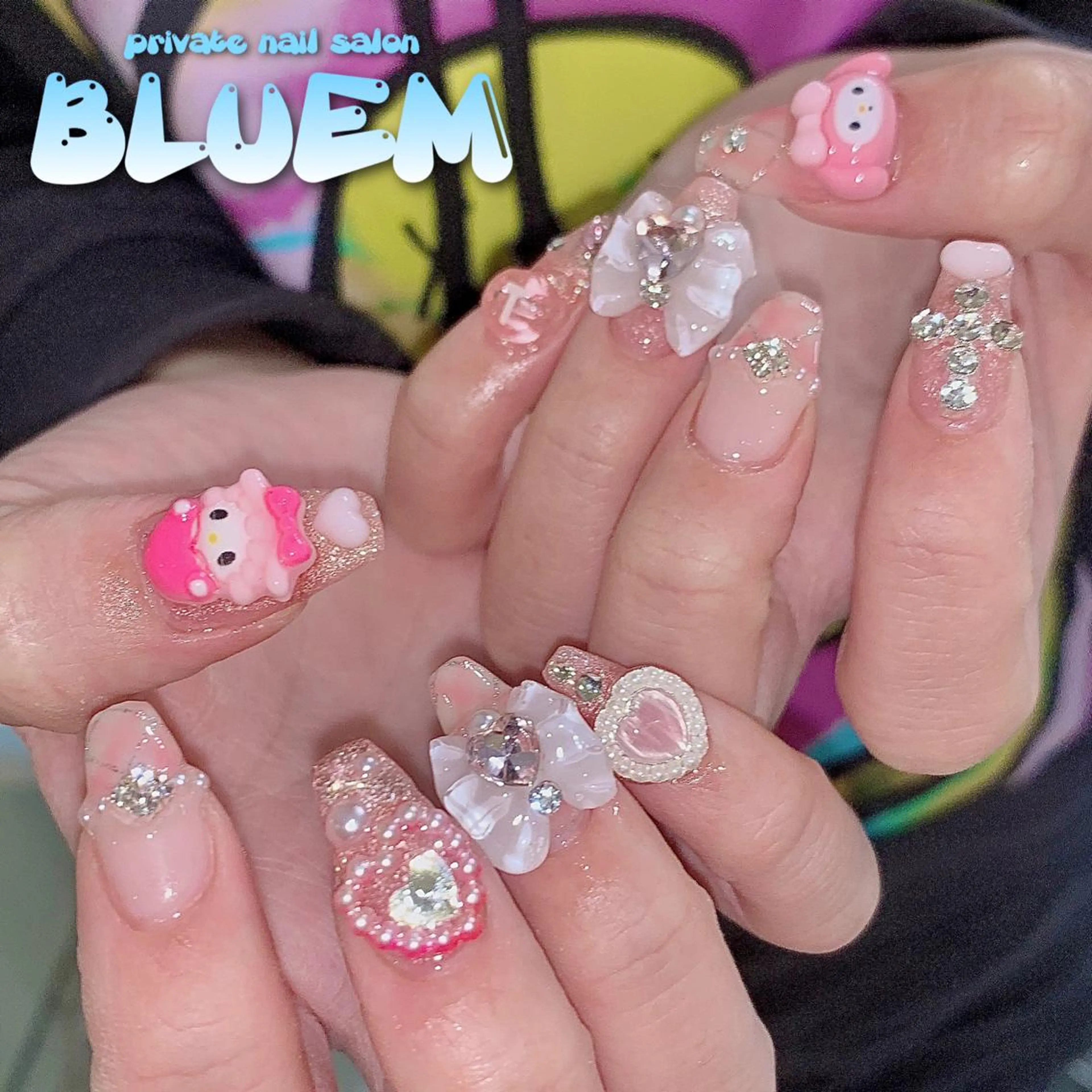 ネイル ハンドネイル BLUEM なな🐶のネイルデザイン