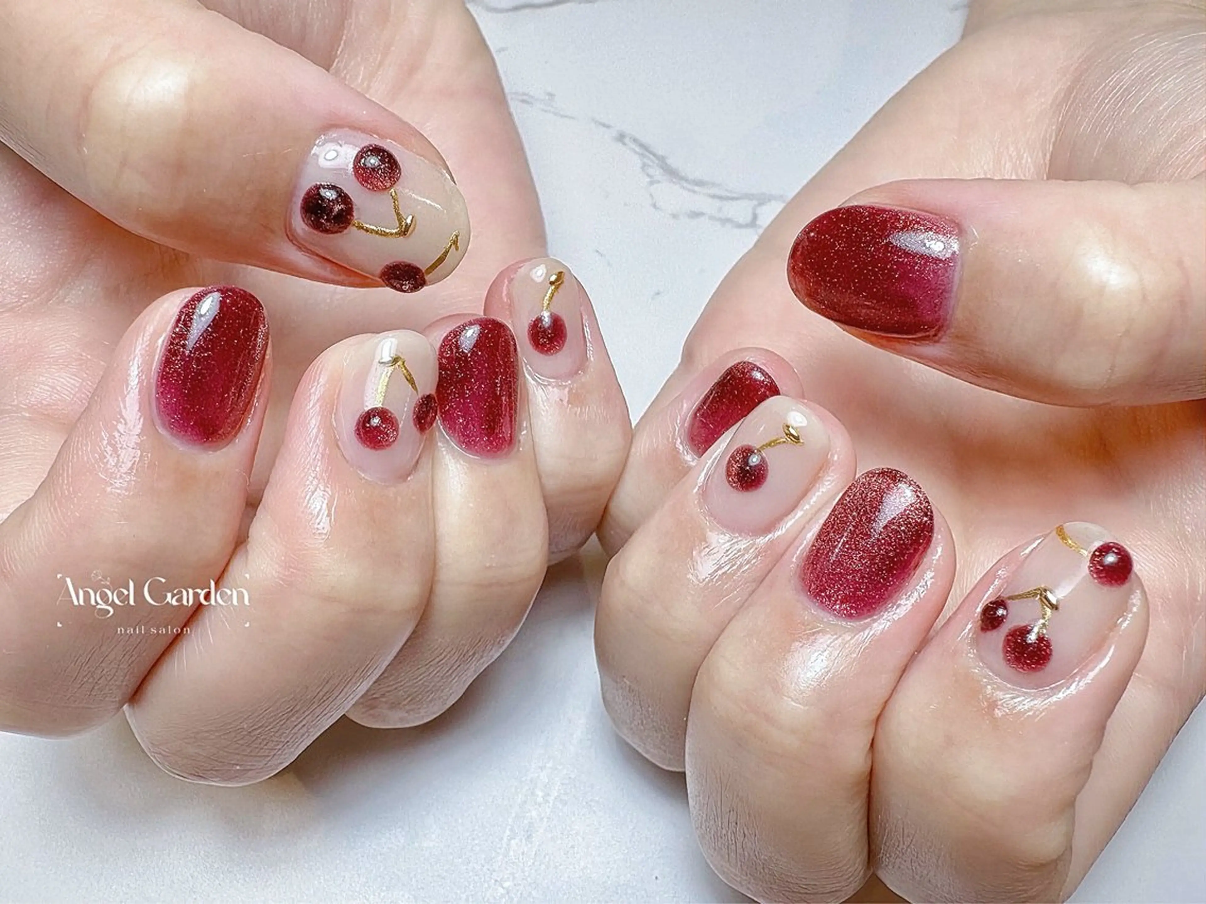 ショート Angel Garden池袋のネイルデザイン