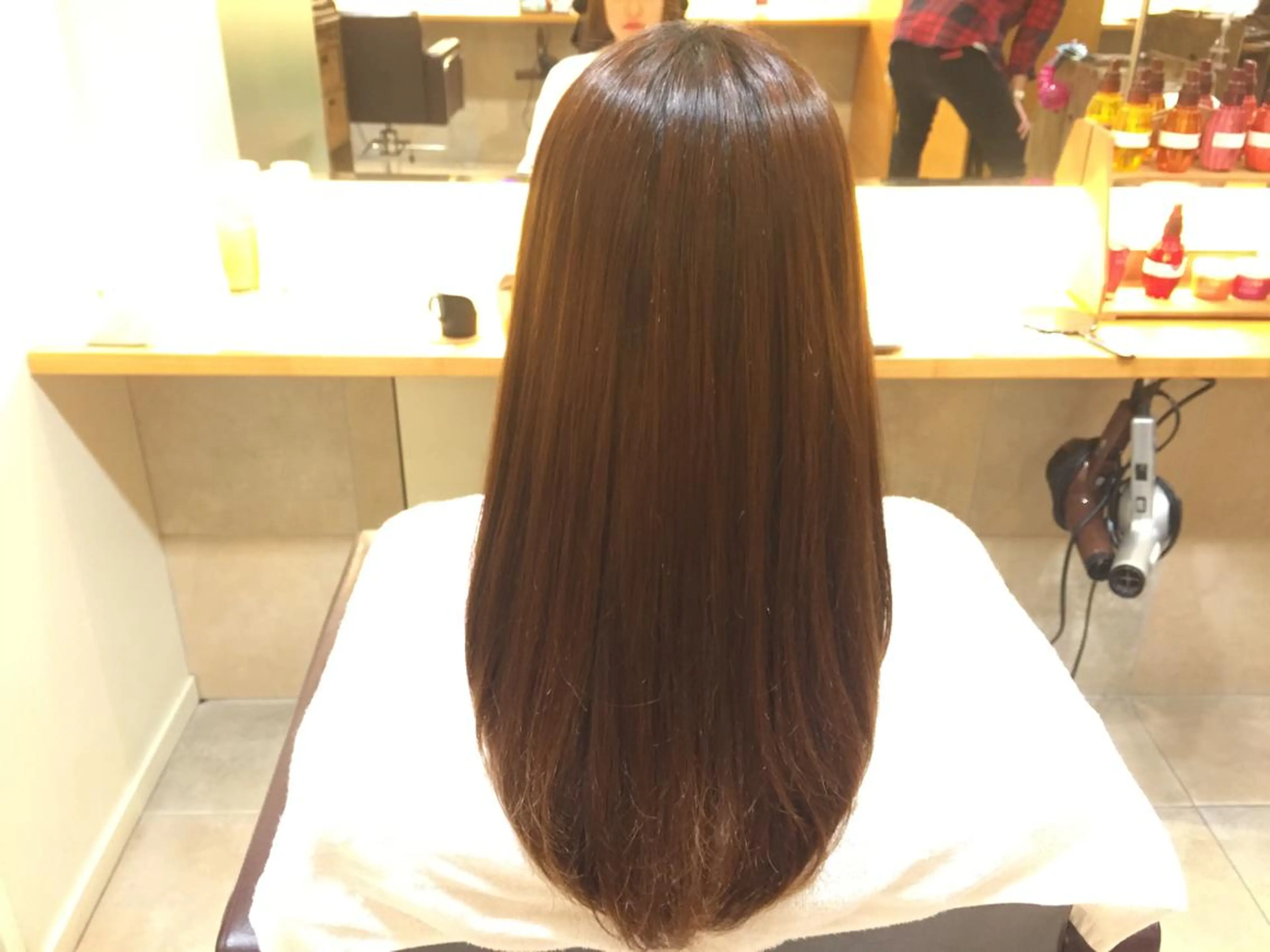 【クセが強くしっかりストレートにしたい方に❕】カット & 柔らか縮毛矯正の写真