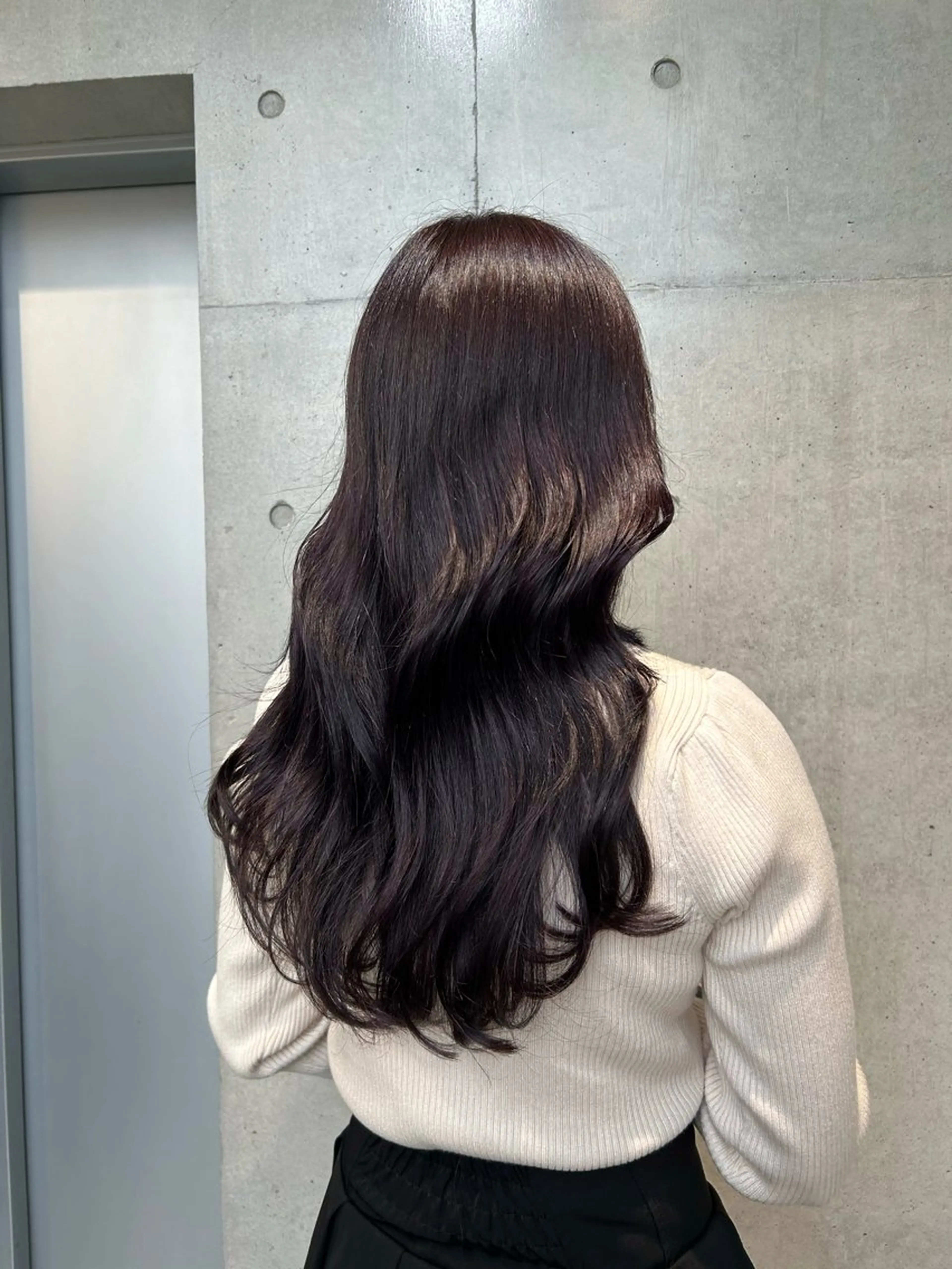 ロング カラー ヘアアレンジ ヘアカラー トリートメント ボブ艶モテカラー🫧 カリンのヘアスタイル
