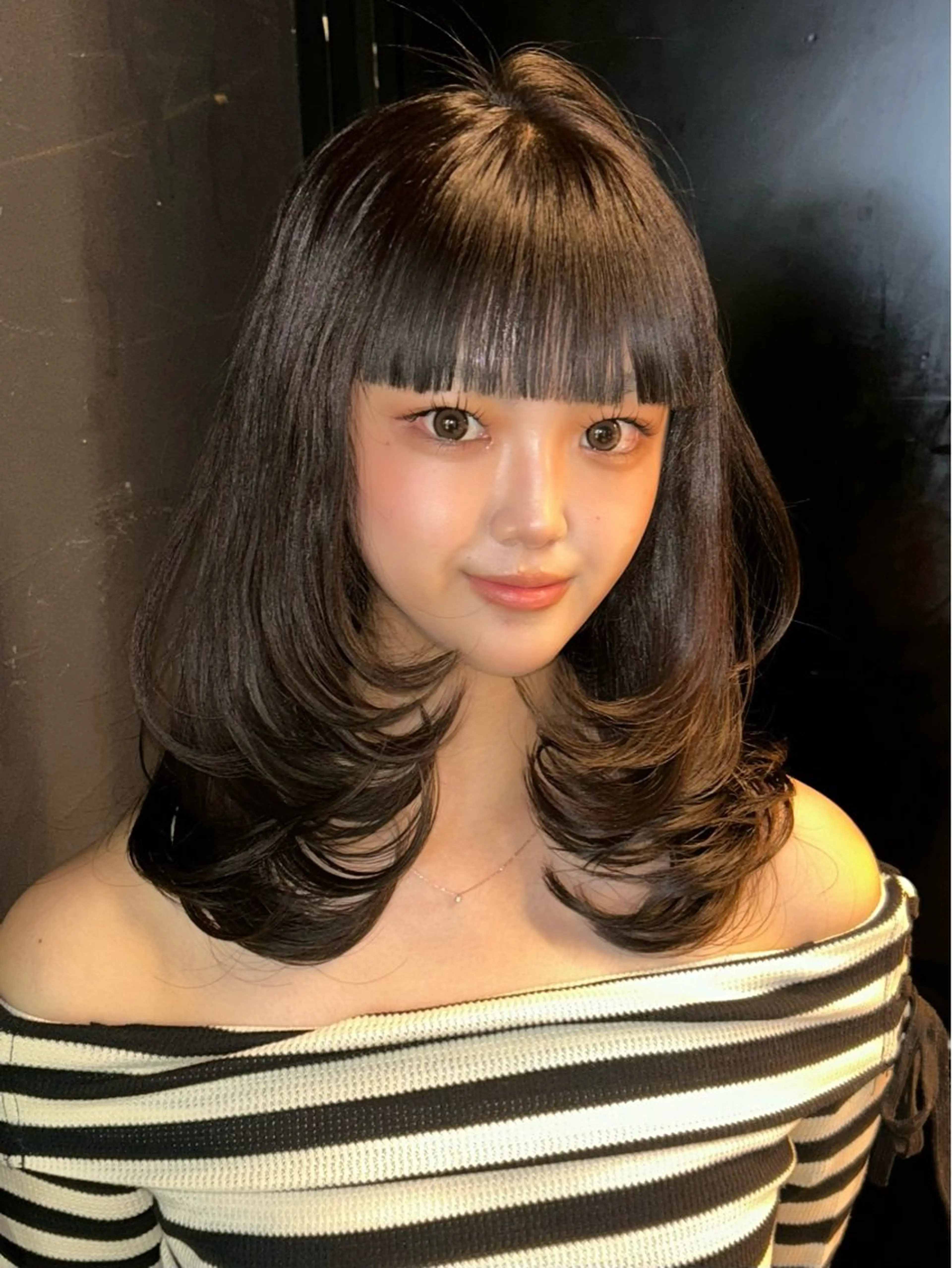 ロング レイヤー／マツエク 💋𝑨𝑵𝑵𝑨のヘアスタイル