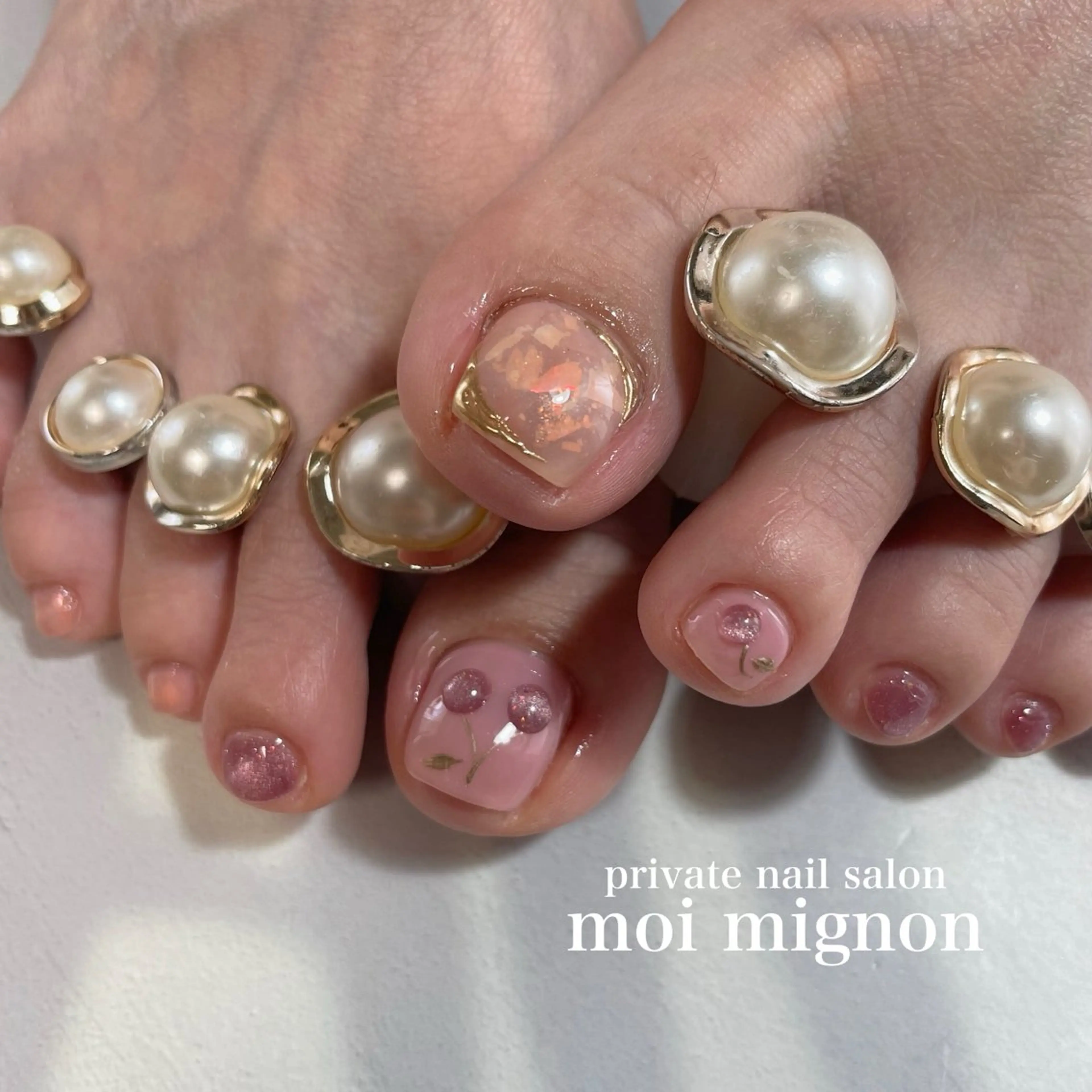 ネイル フットネイル nailist Aki♡のネイルデザイン