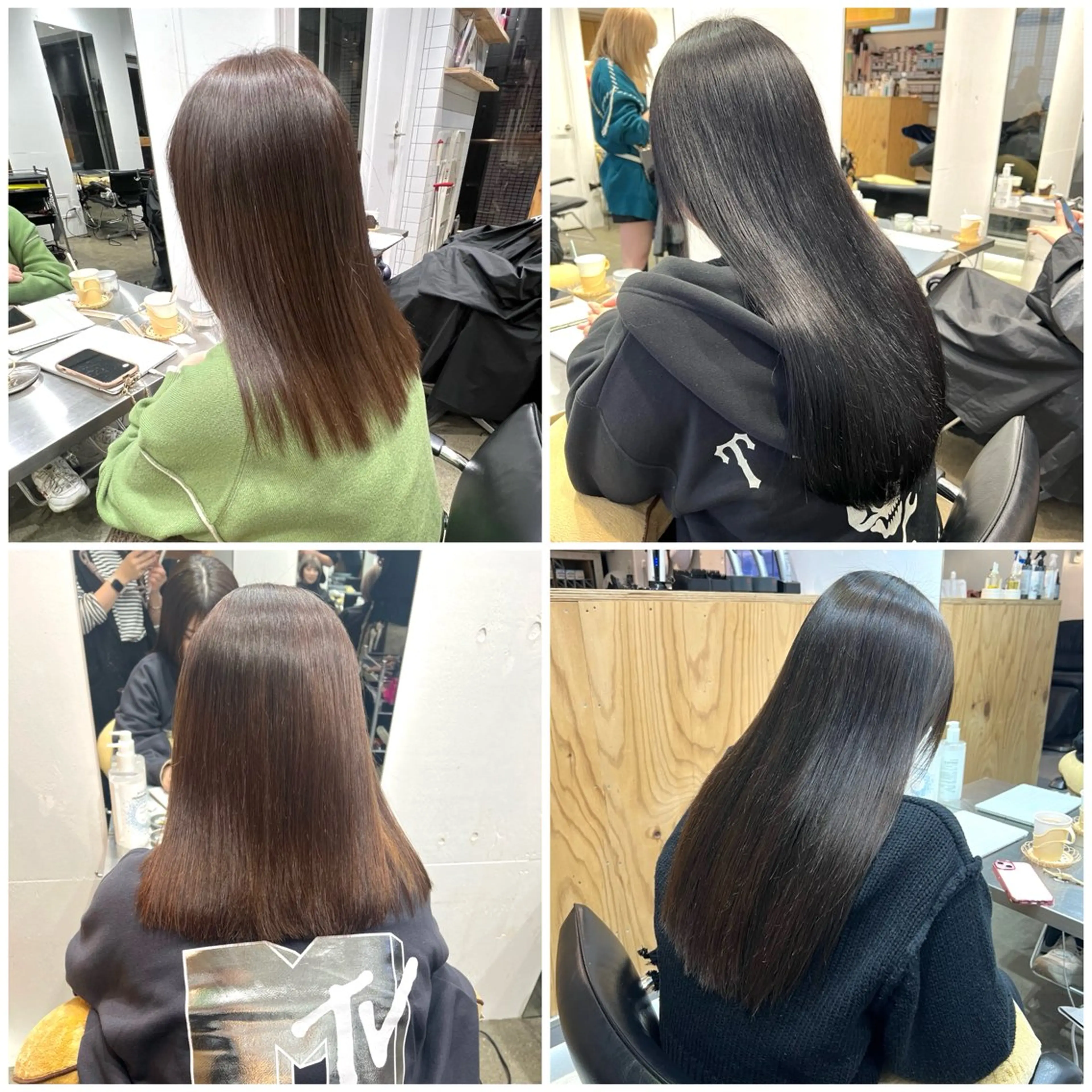 ロング パーマ 髪質改善 ロング 縮毛矯正 ストレートパーマ カット 縮毛矯正 トリートメント ヘッドスパ ヘアセット ✨髪質改善矯正× ブリーチ✨YU-KIのヘアスタイル