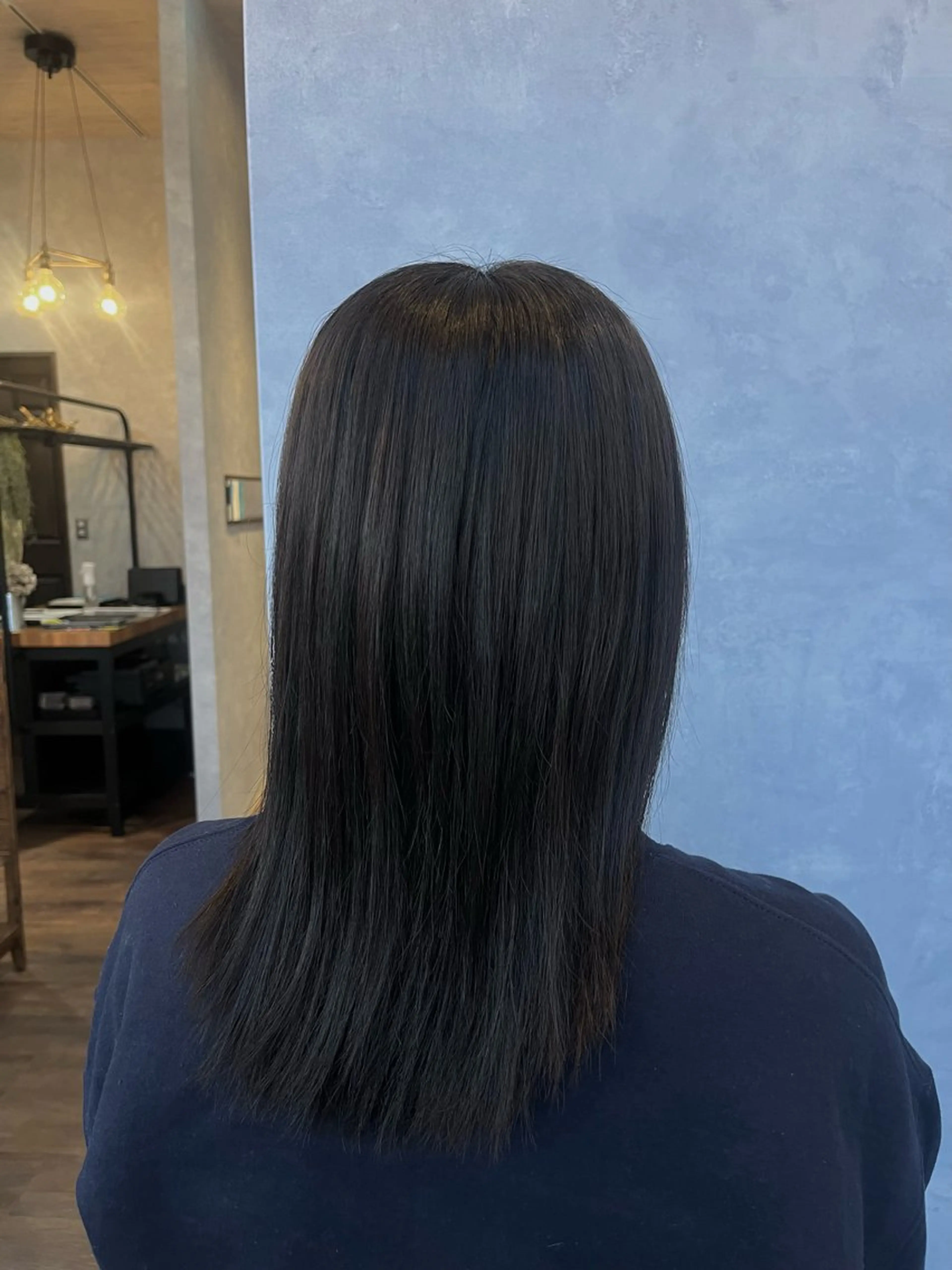 セミロング カラー ‎🤍佐藤 菜南‎🤍のヘアスタイル