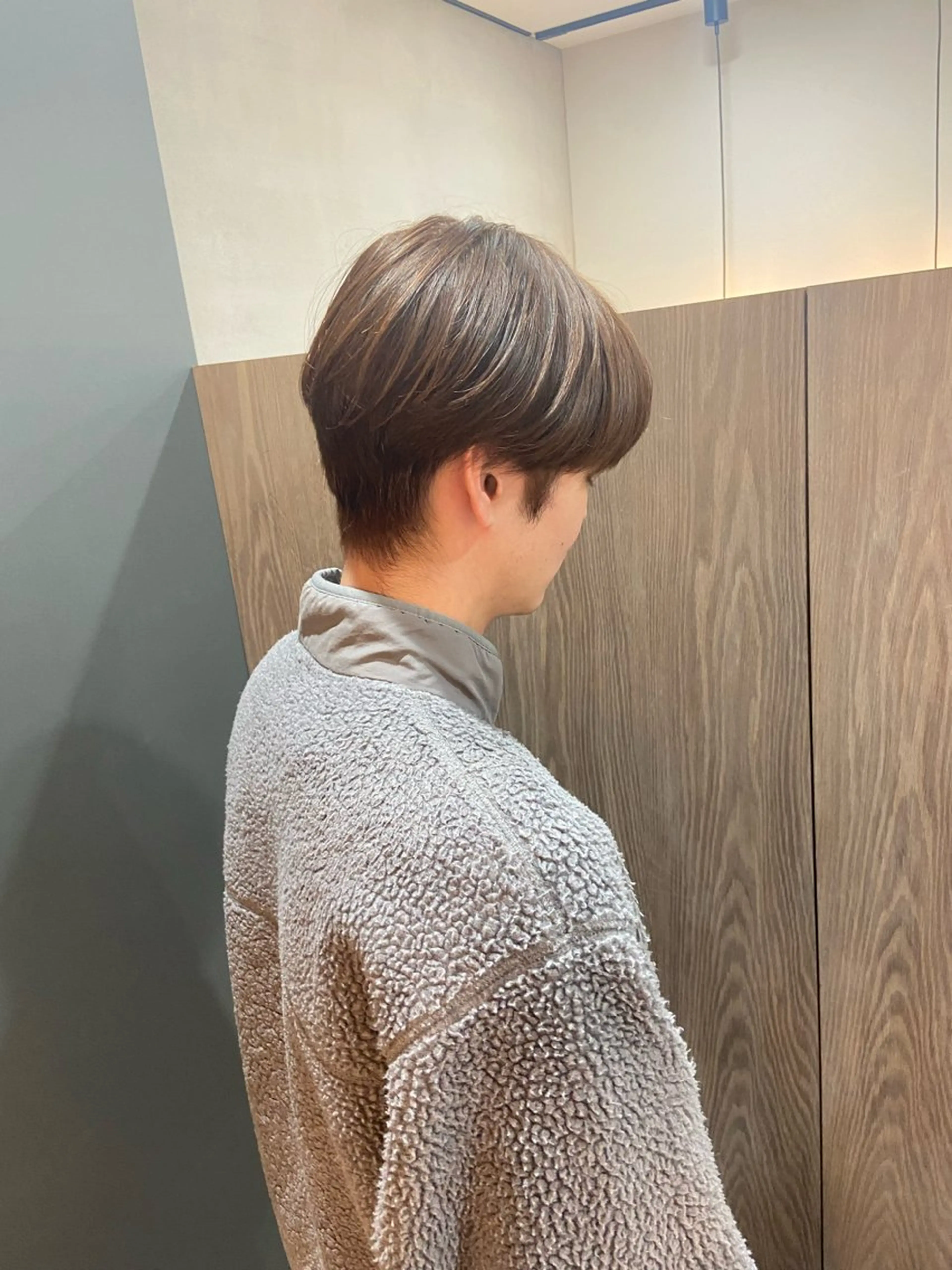 ショート メンズ ヘアカラー LE-PLA Citta 大雅のヘアスタイル