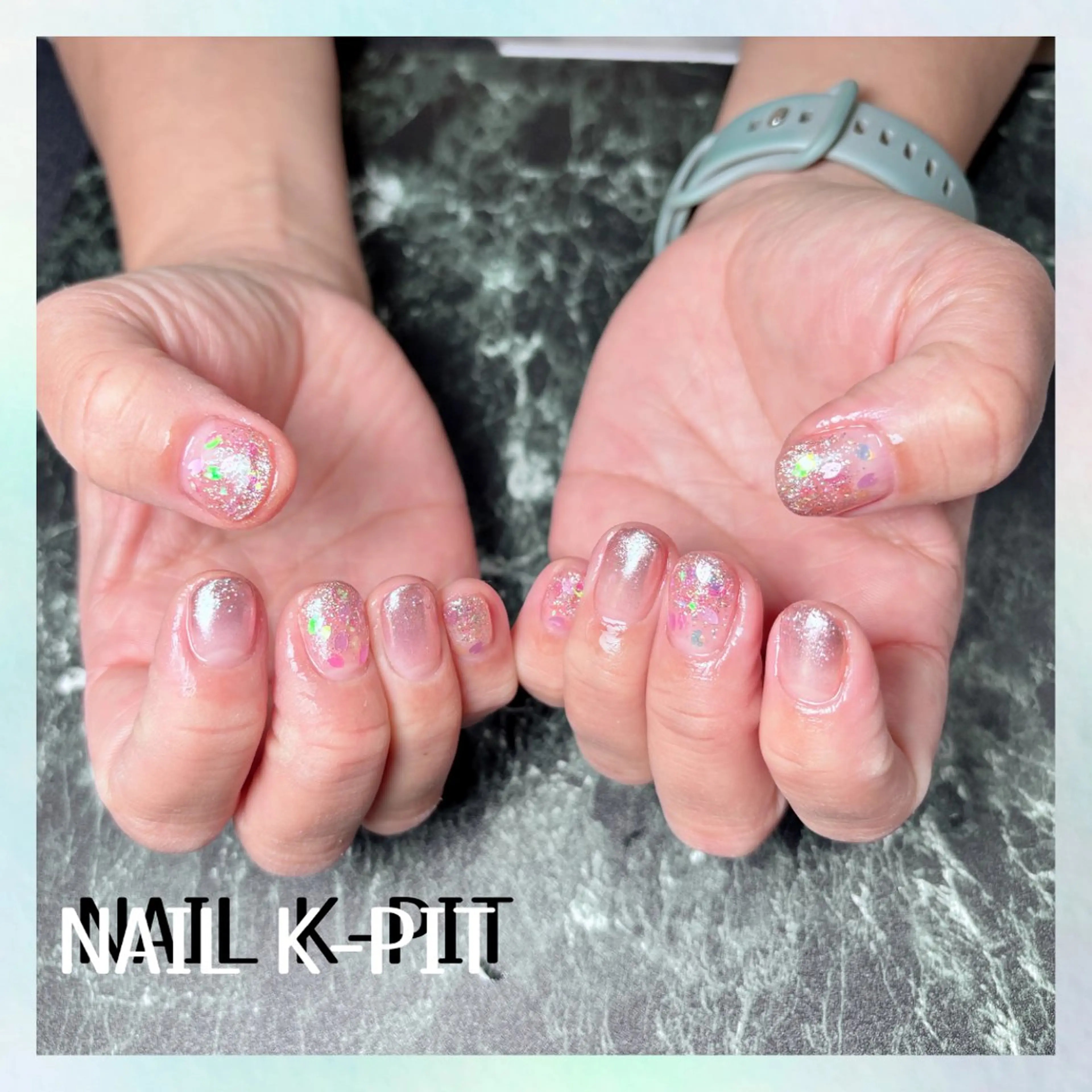 ネイル 桜ネイル フラッシュネイル フラッシュマグ キラキラネイル マグネットネイル ハンドネイル NAIL K-PIT ネイル ケーピットの眉毛・アイブロウイメージ