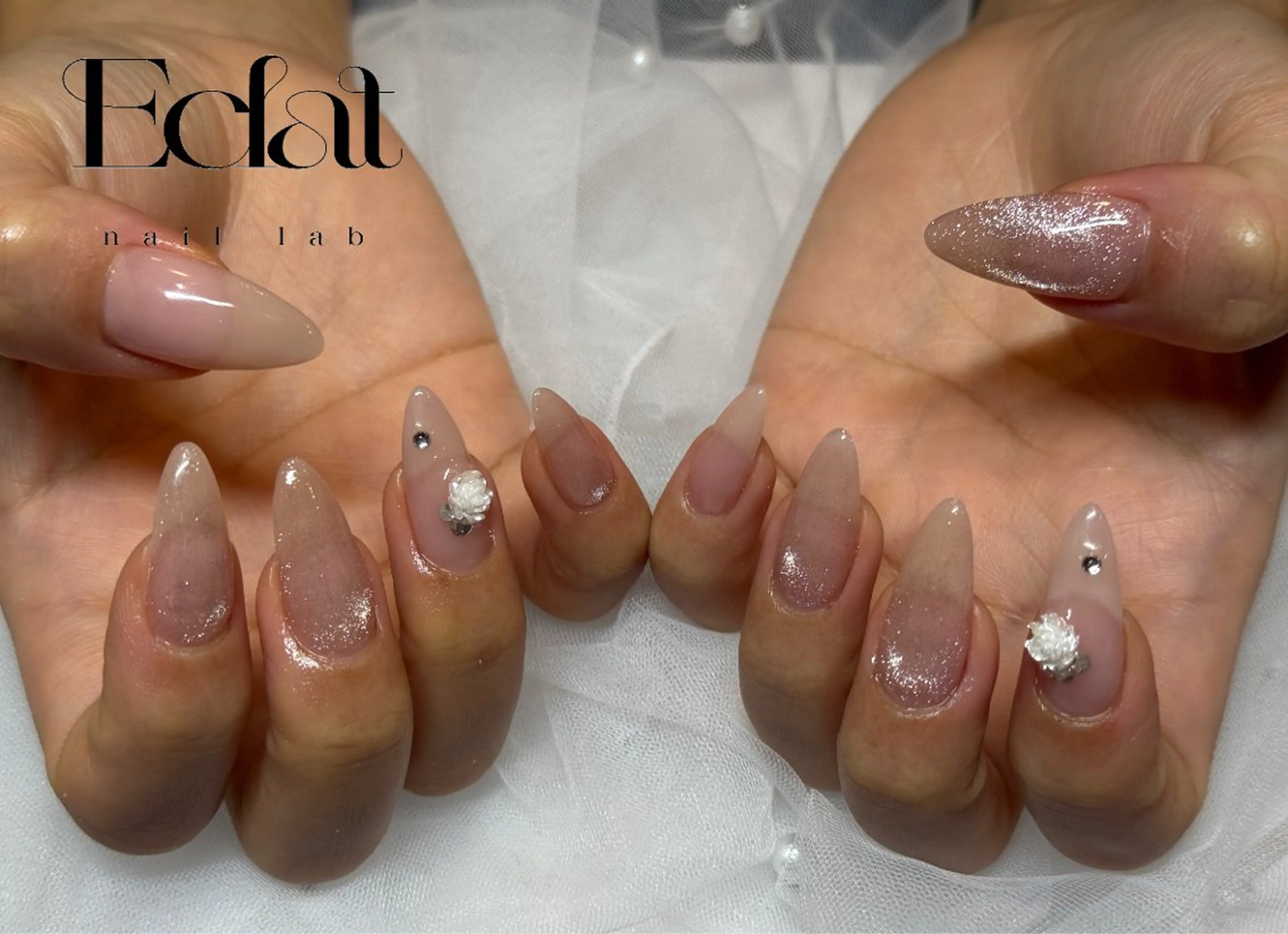 ネイル ハンドネイル ネイルラボEclat RINAのネイルデザイン