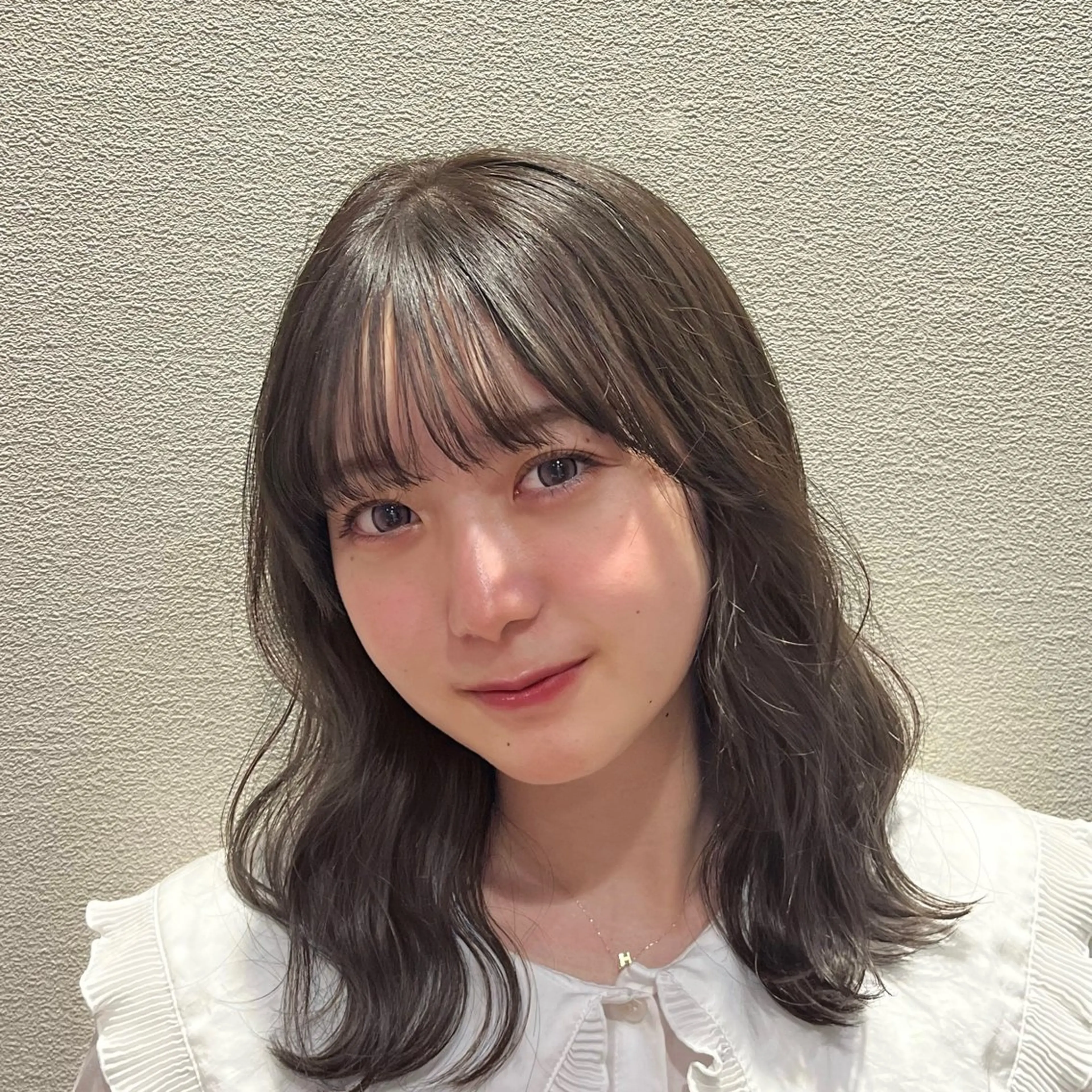 ミディアム カラー ♡ナナコ♡ レイヤー/艶髪のヘアスタイル