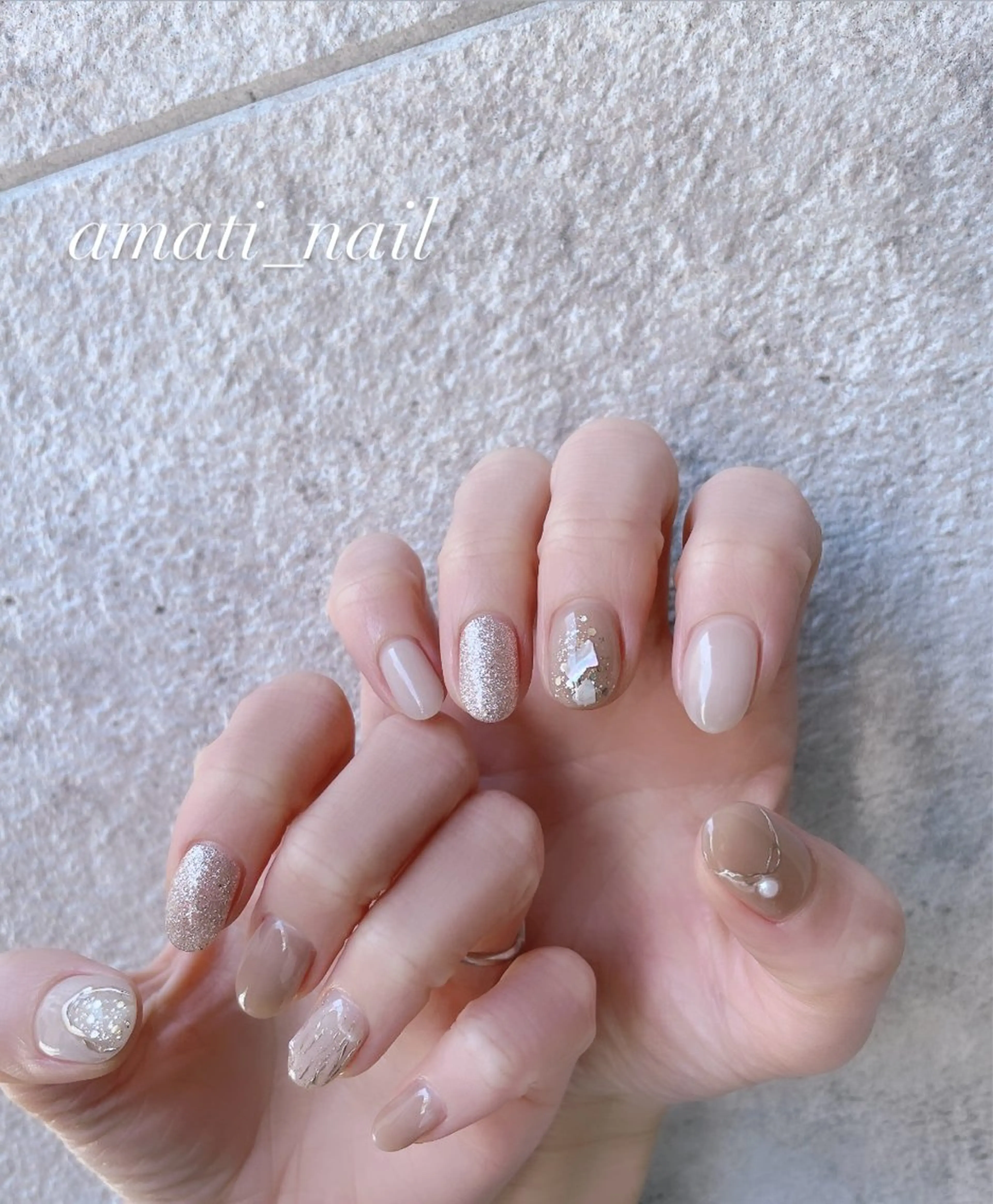 ネイル フットネイル ジェルネイル マグネットネイル ミラーネイル ニュアンスネイル ハンドネイル amati_nail TAKAKOのネイルデザイン