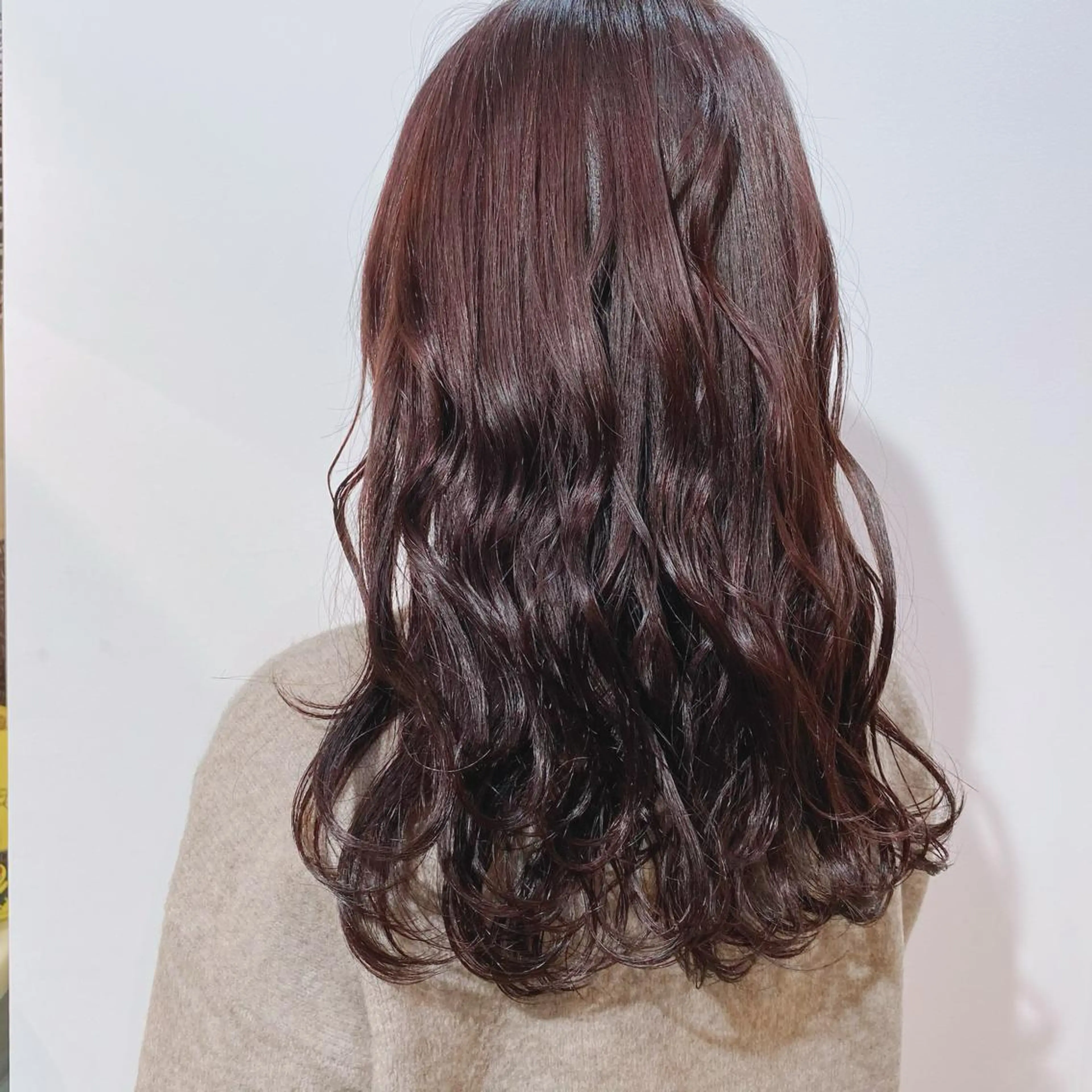 セミロング カラー 新宿/韓国風レイヤー 髪質改善/渋谷直樹のヘアスタイル