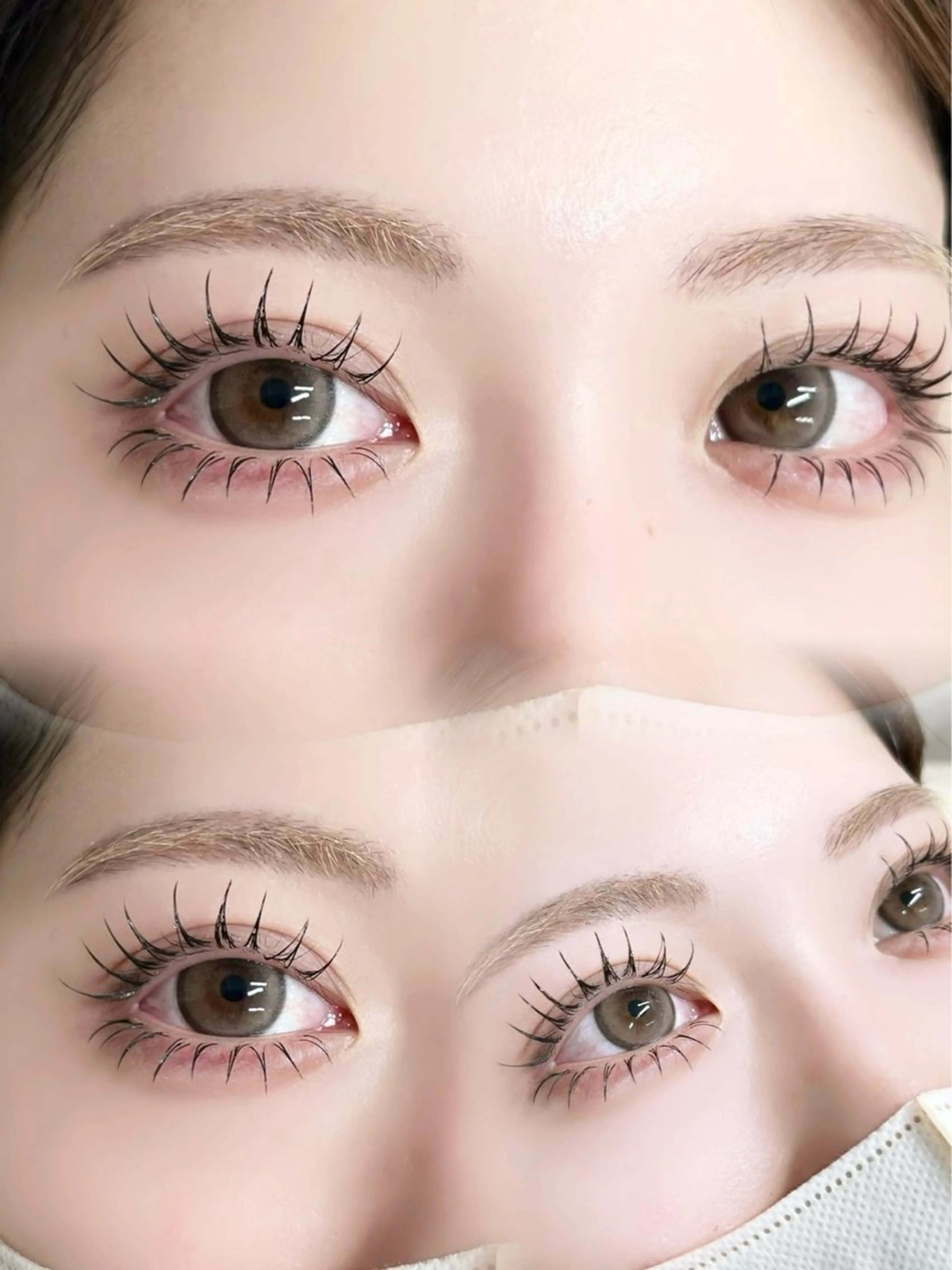 バインドロック60束​〜​80束下まつげエクステ無料モデルの写真