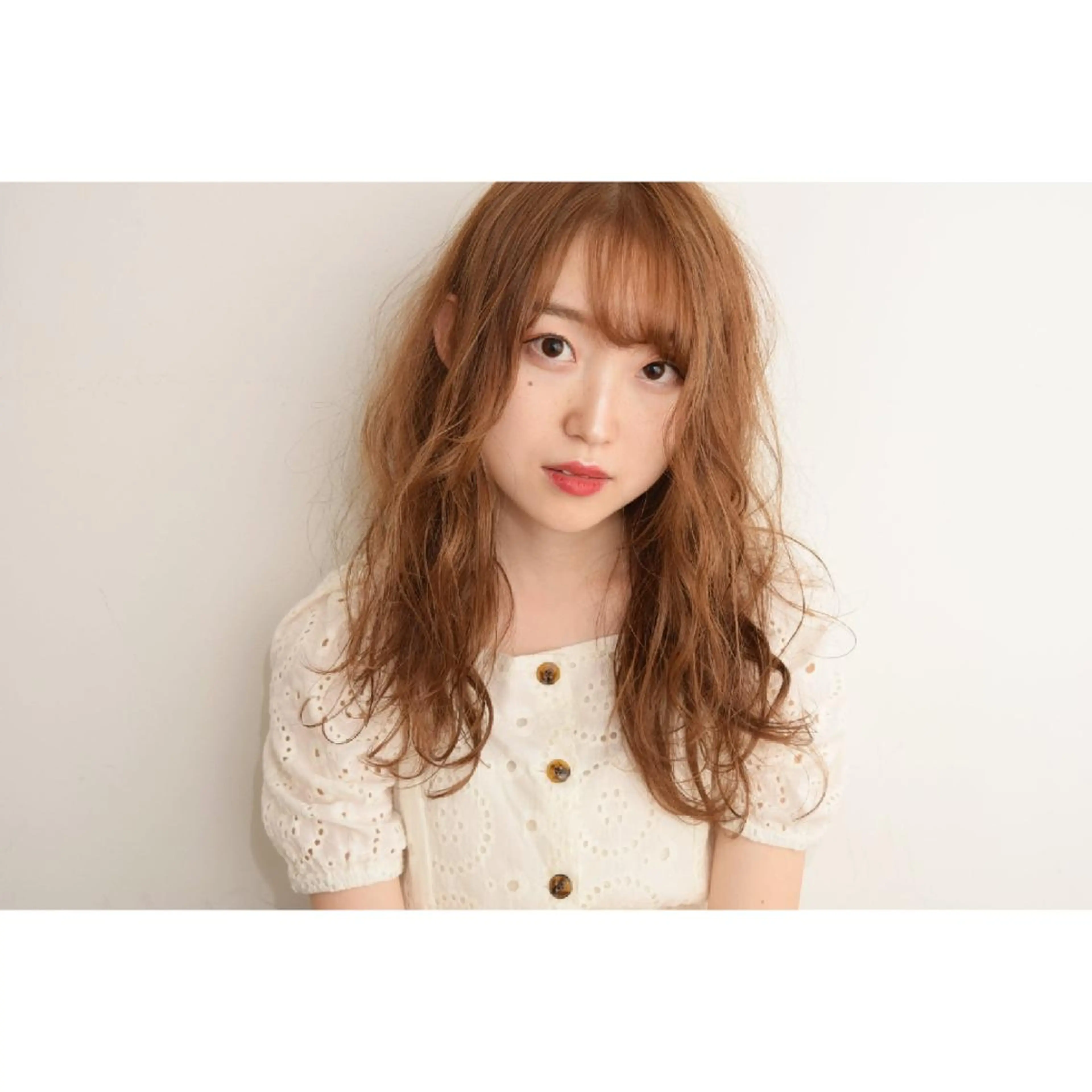 ロング カラー パーマ みなみ ゆうすけのヘアスタイル