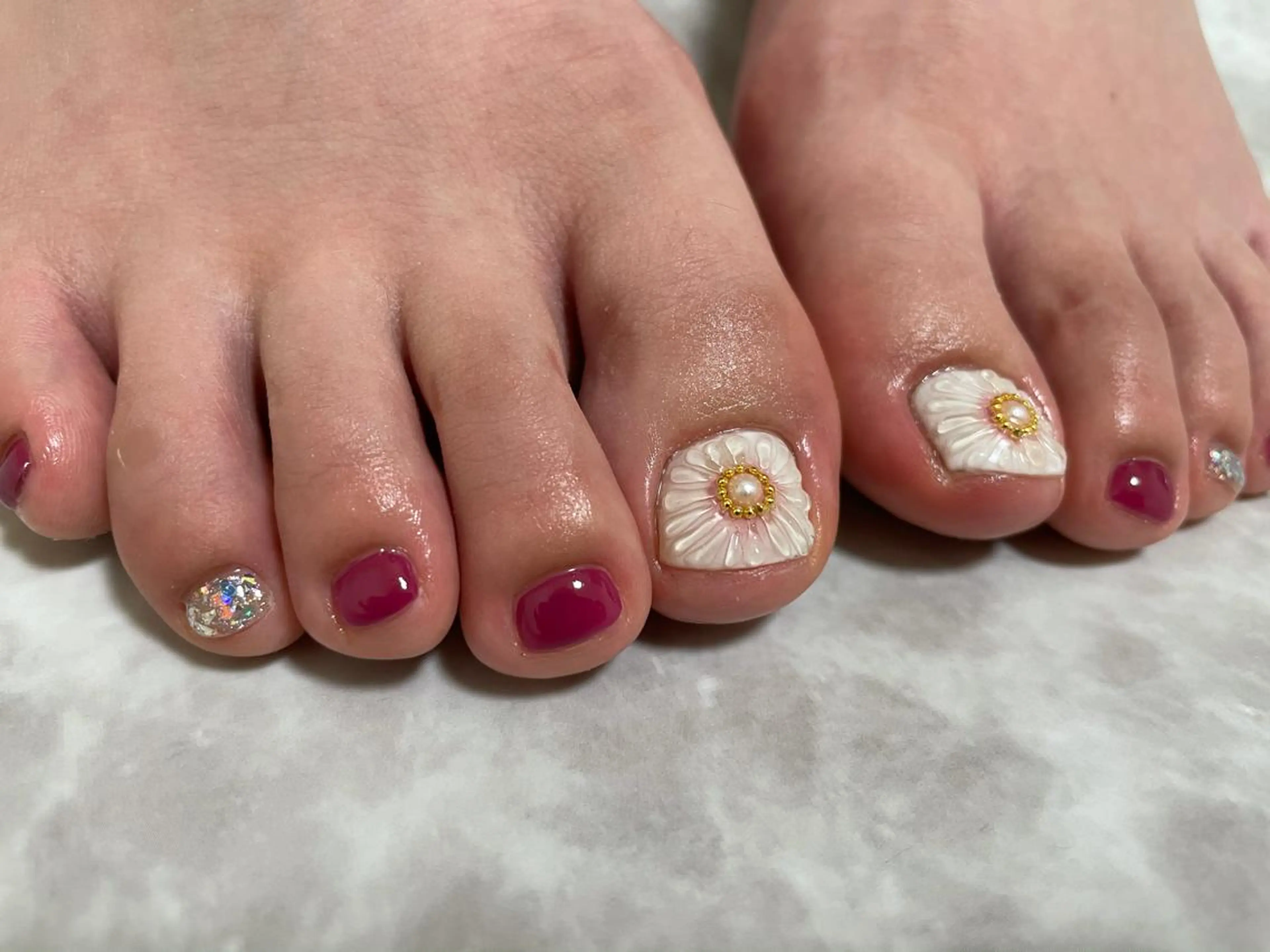 ネイル ラメ(グリッター) 大田 美笛香のネイルデザイン