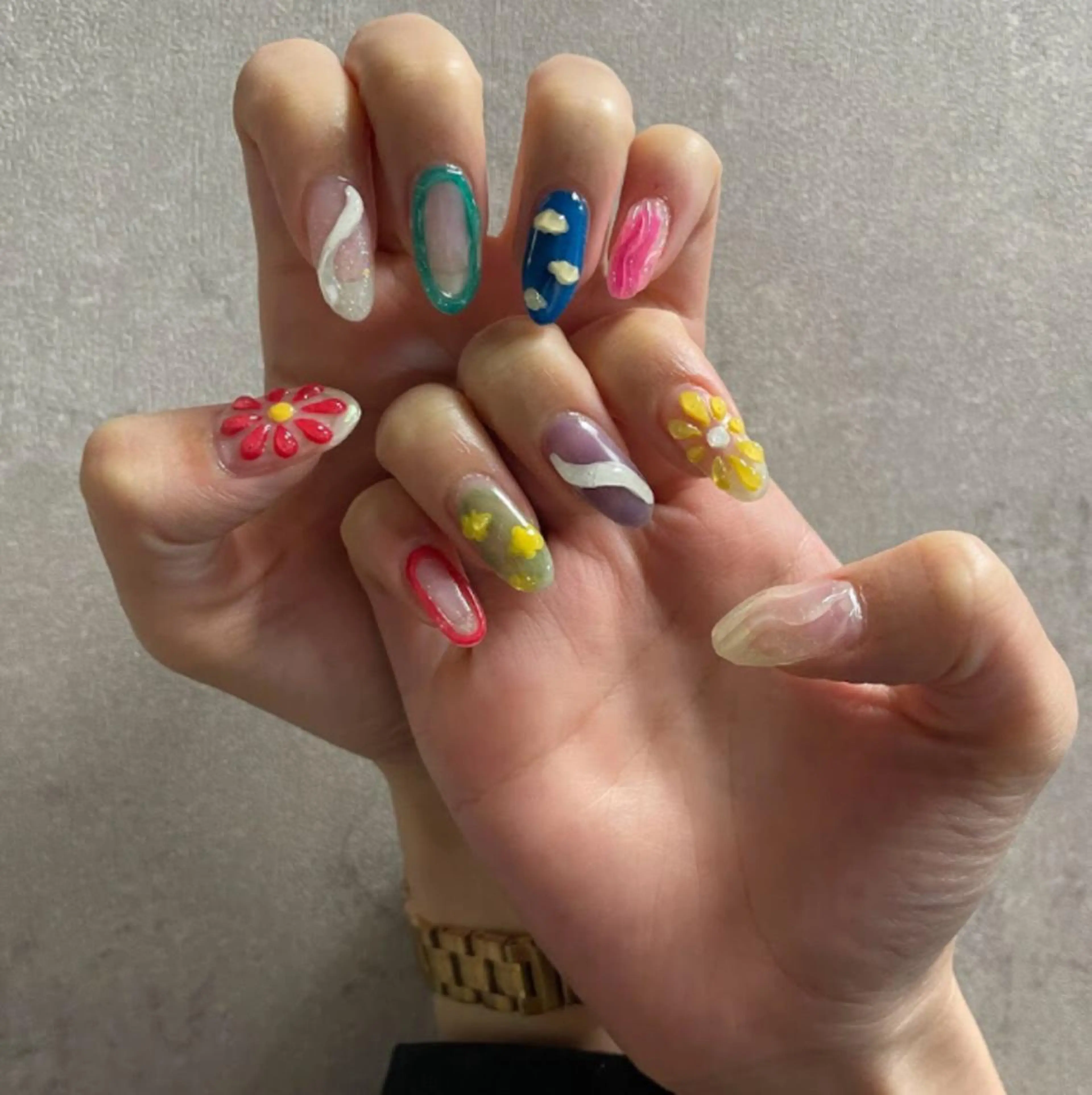 ネイル アートネイル ジェルネイル マグネットネイル ニュアンスネイル スカルプネイル nailstudio eviz新宿店のネイルデザイン