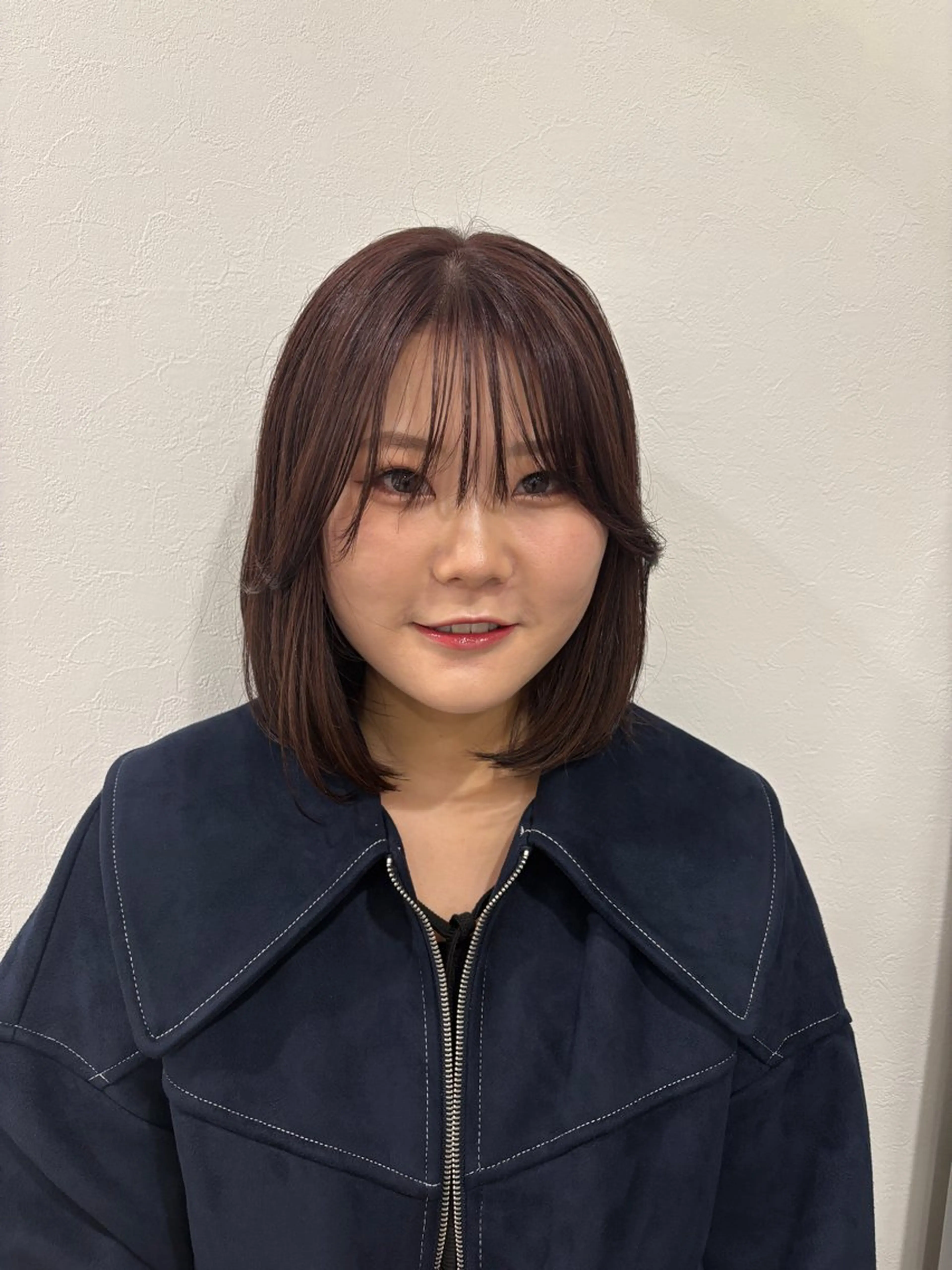 ミディアム カラー ヘアアレンジ ブリーチ ケアブリーチ ボブ 韓国風ヘア レイヤーカット 💝似合わせカット& カラーＵｒｕｎａ💝のヘアスタイル