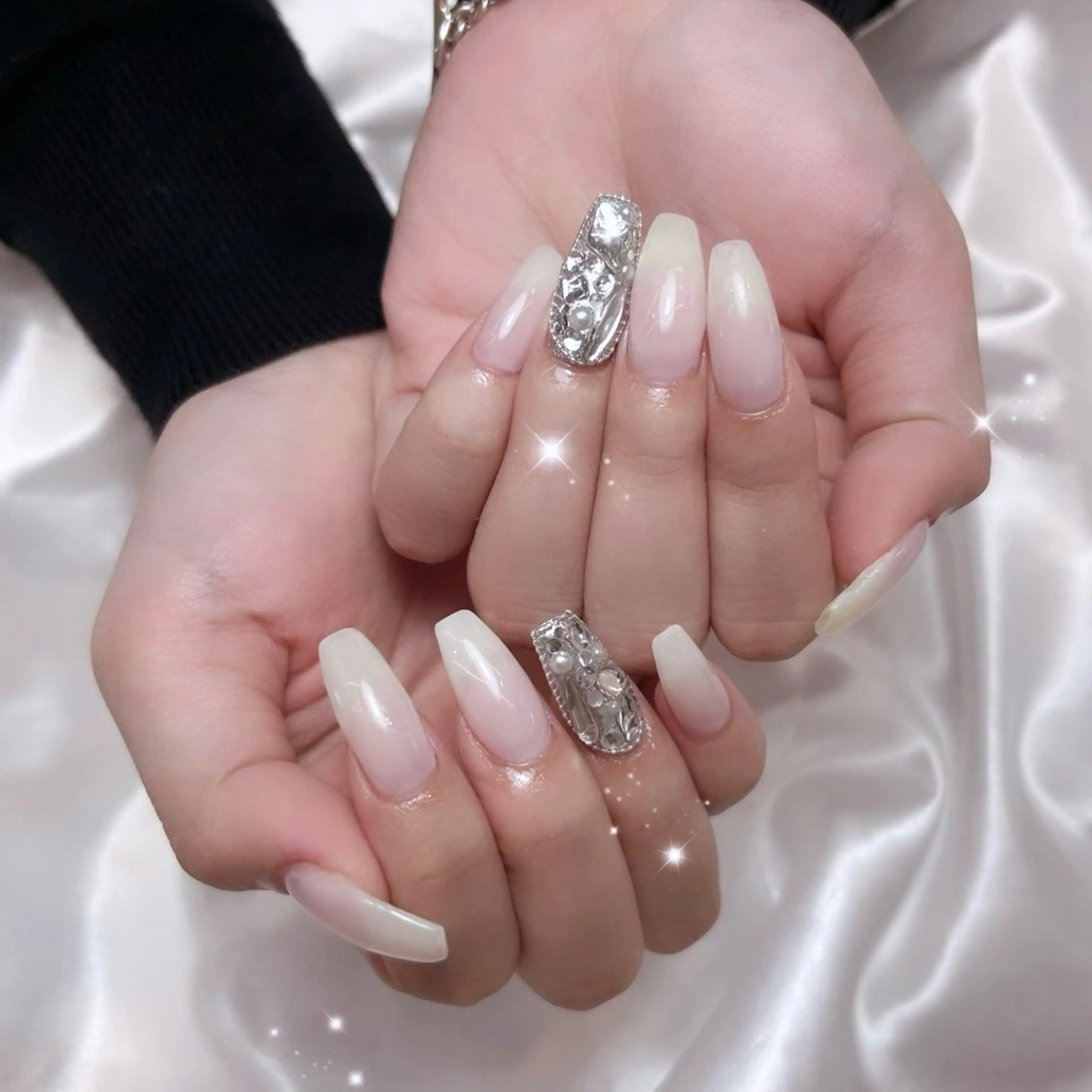 🎀（オフなし）ワンカラー/ラメグラの写真