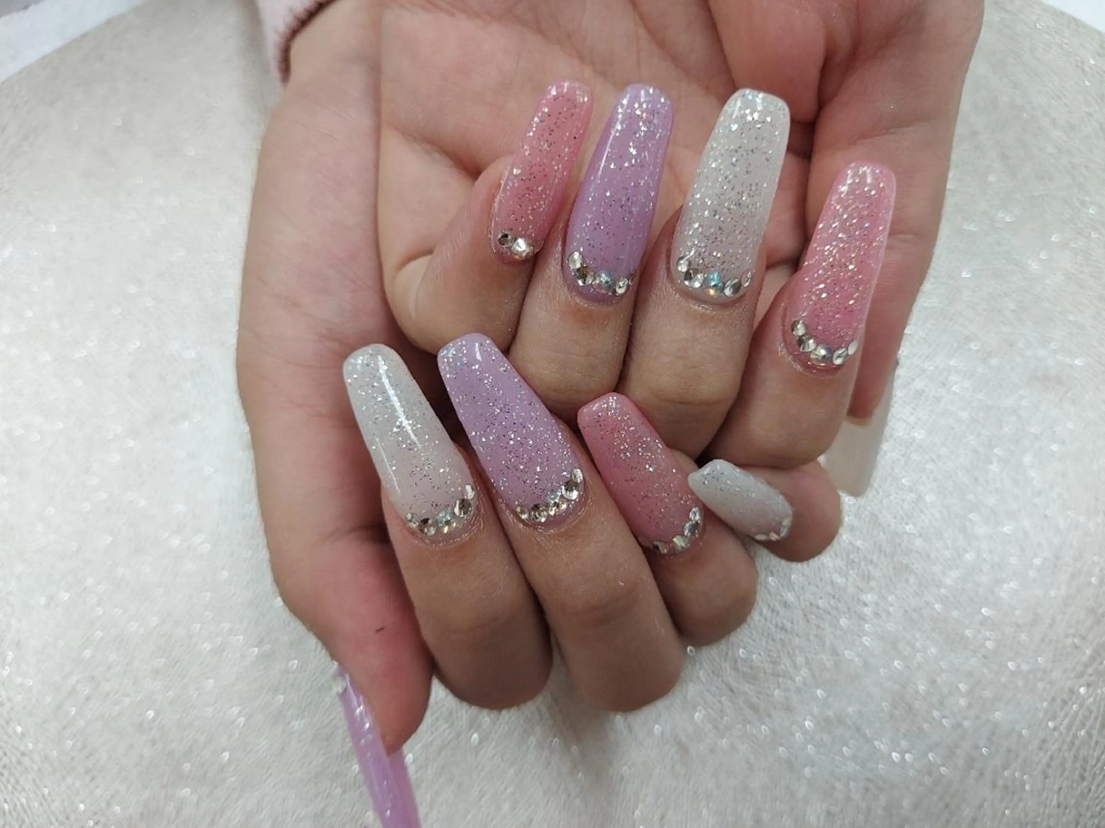 ネイル アートネイル ジェルネイル 持ち込み ニュアンスネイル パラジェル 河野ちえ (雑誌掲載サロン)のネイルデザイン