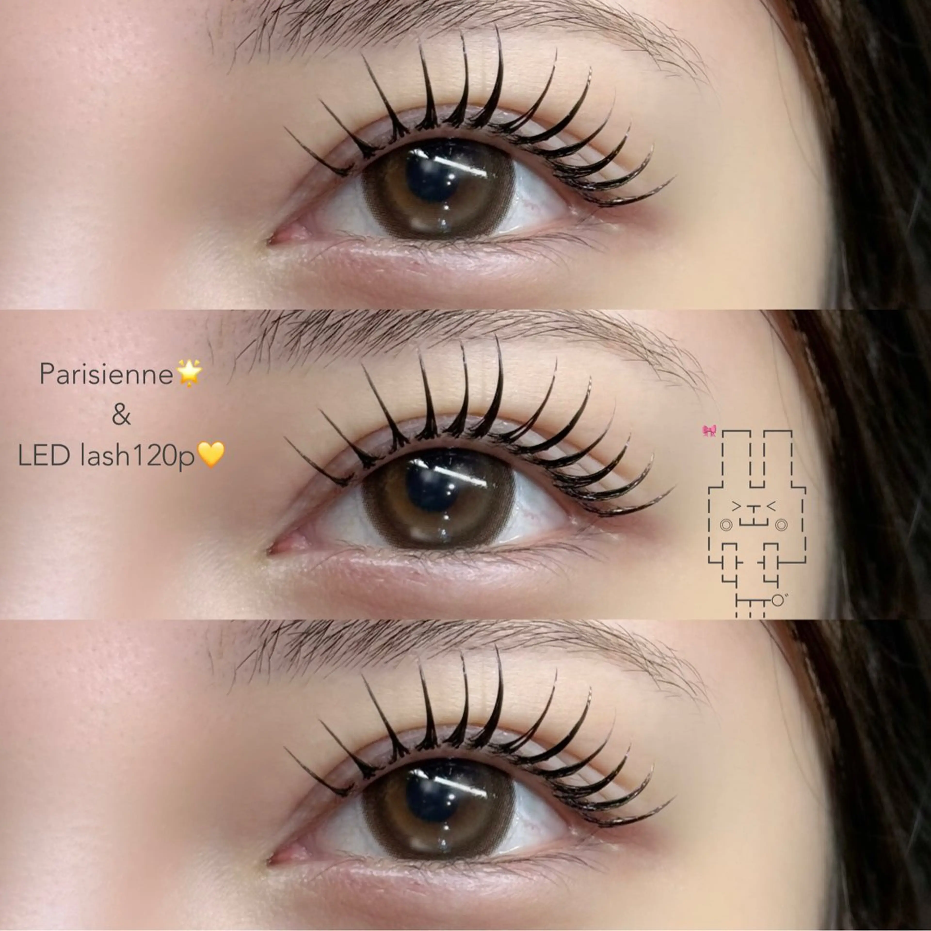 マツエク・マツパ 🫧fein. 𝙖𝙣𝙣.🤍のマツエク・マツパデザイン