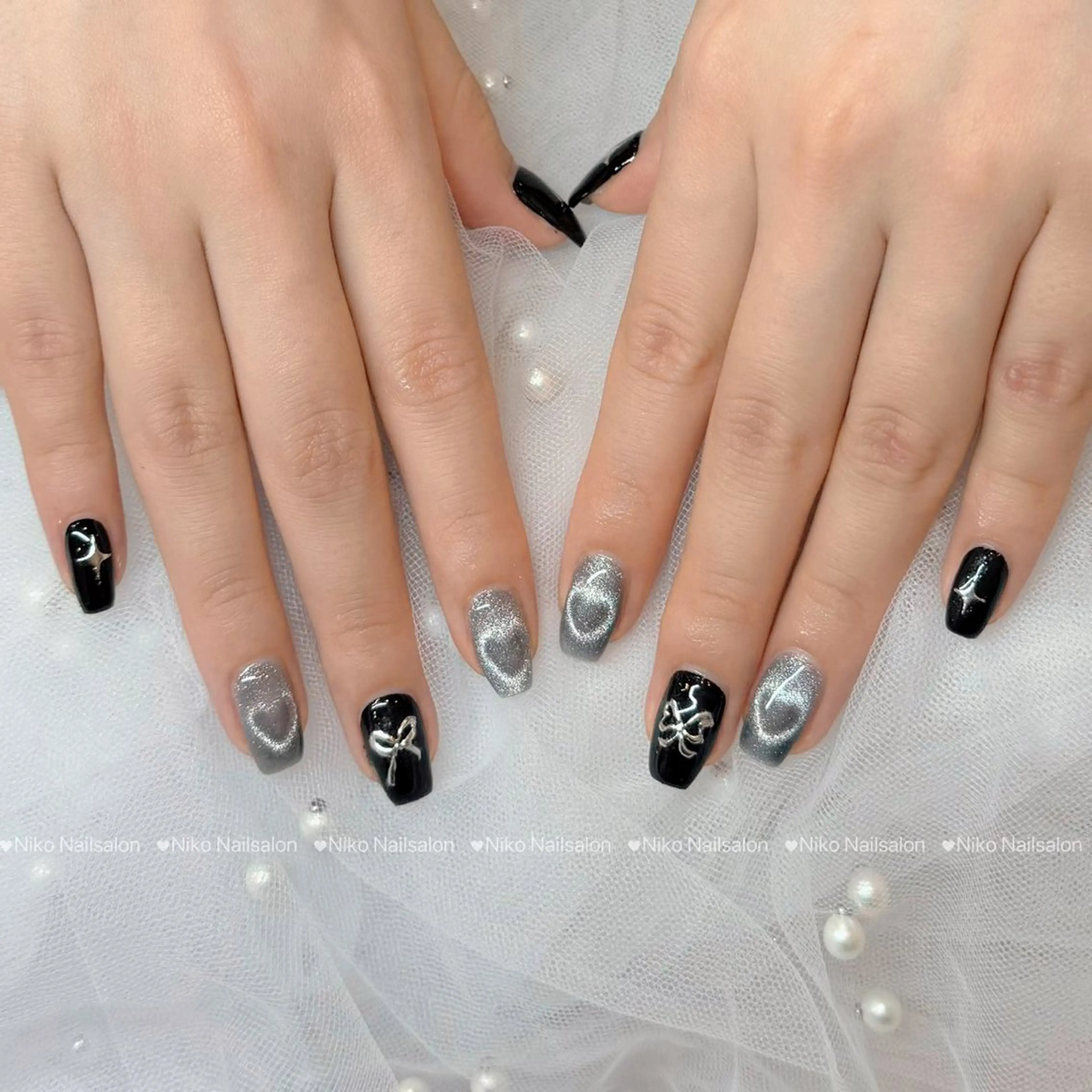 ネイル チークネイル 長さ出し フットネイル フレンチネイル ジェルネイル ハンドネイル Nikoネイルサロン 高田馬場店のネイルデザイン