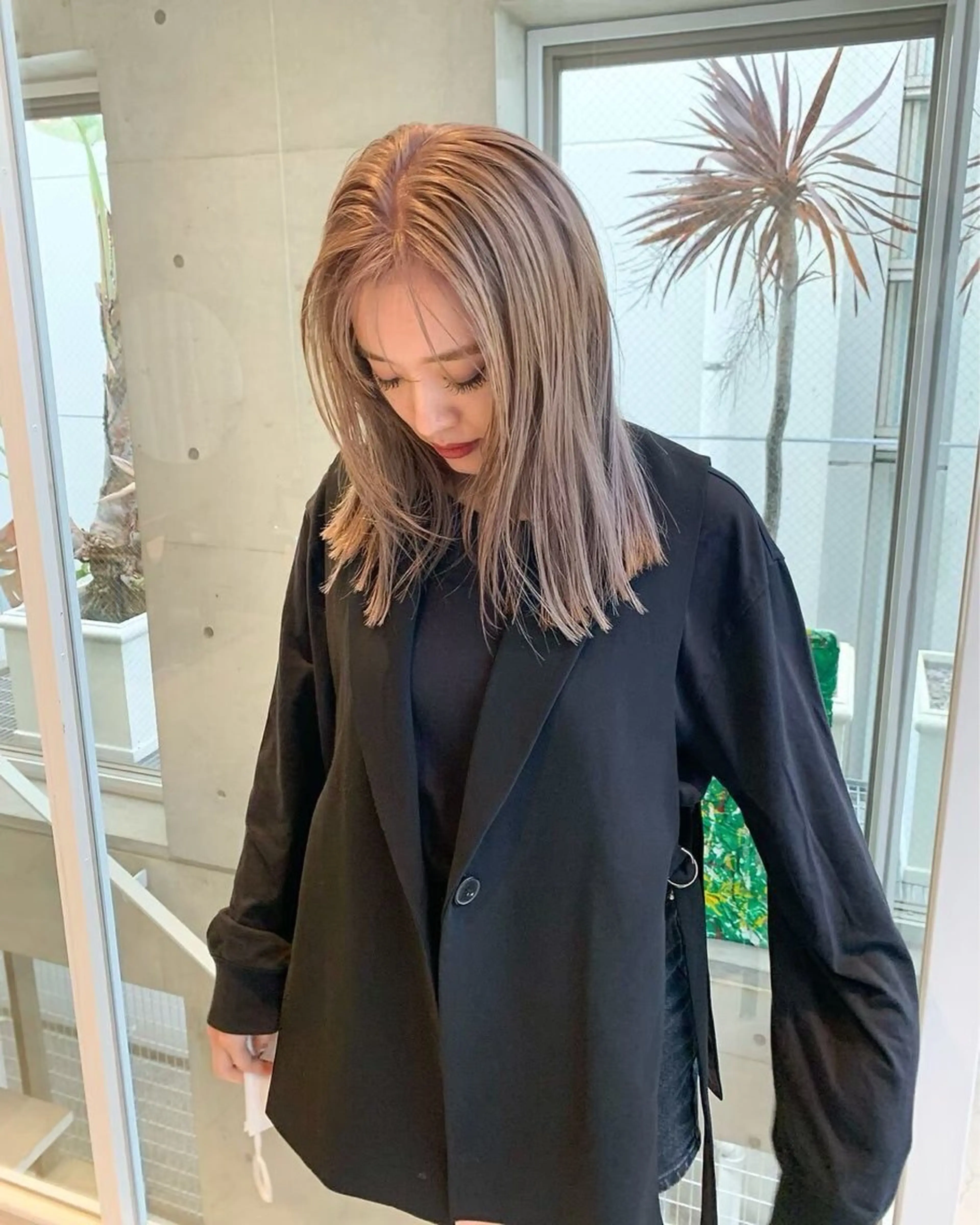 ミディアム カラー カット ヘアカラー ralme/sol 髙橋一哉のヘアスタイル