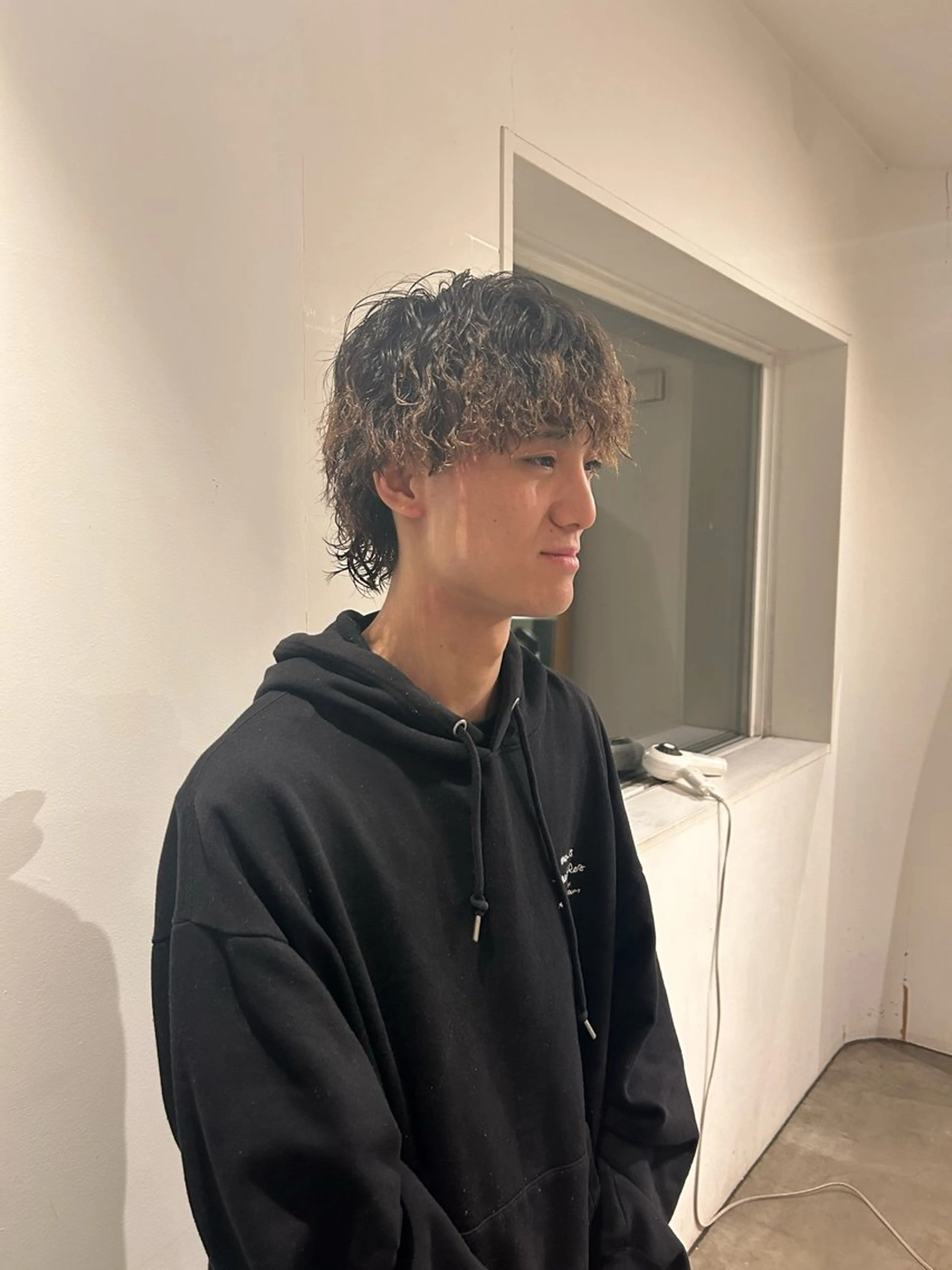 パーマ メンズ 瀧浪 優大のヘアスタイル