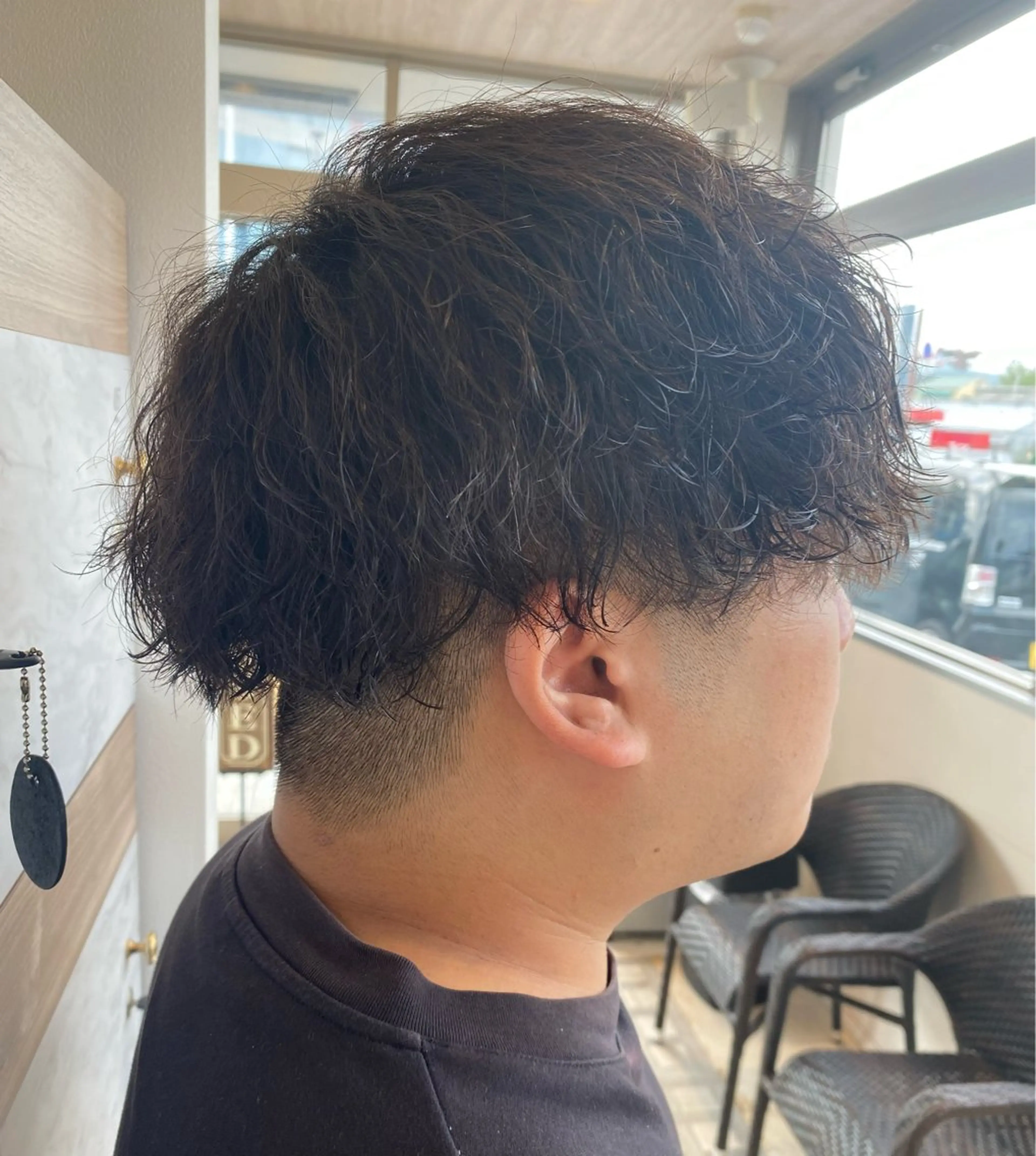 パーマ メンズ 床櫻 唯のヘアスタイル