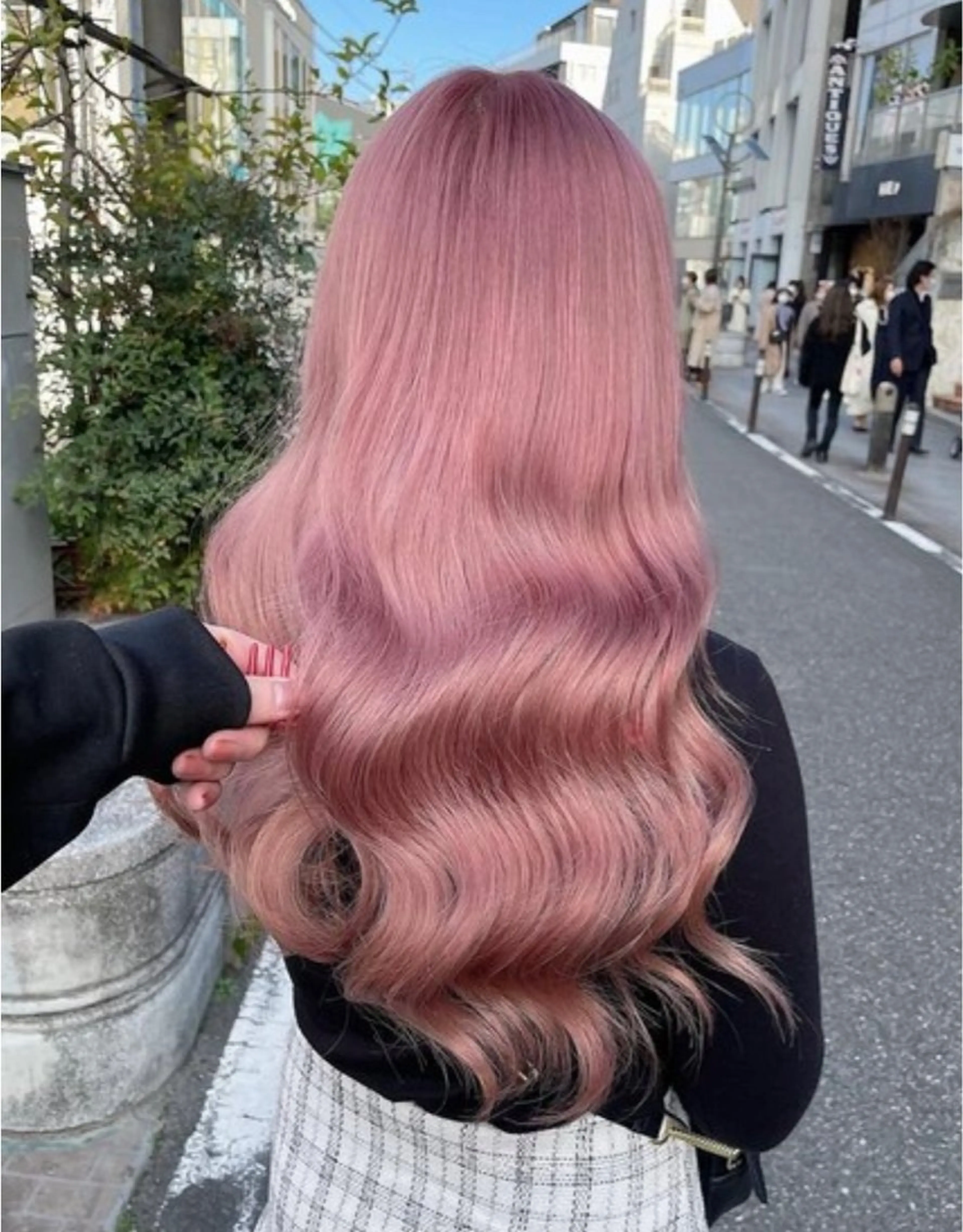 カラー ブリーチ ケアブリーチ ハイトーンカラー ピンクカラー 🌈【🎀ヘアデザイ ナー🎀】✨ノン✨のヘアスタイル