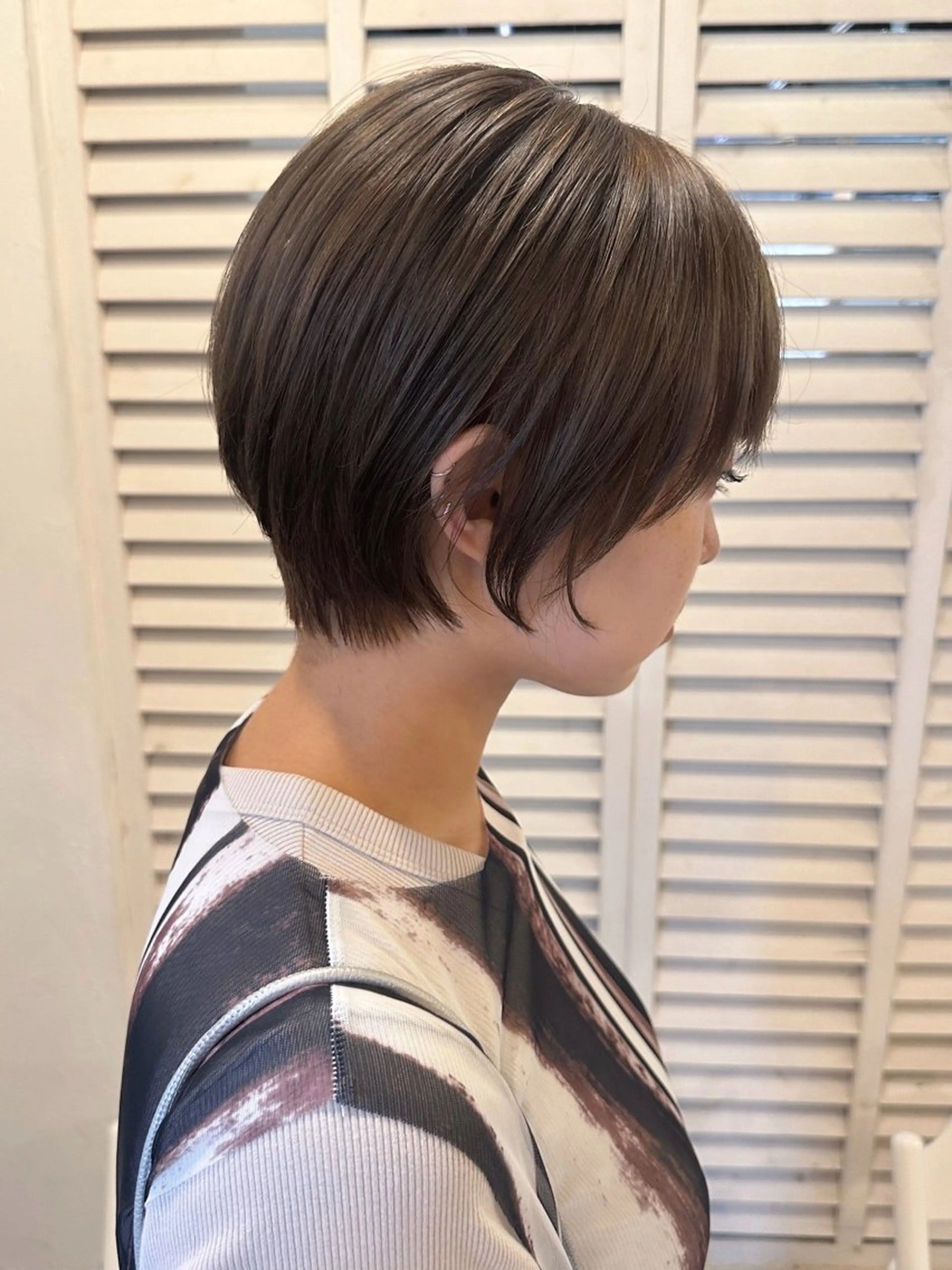 ショート カラー カット ヘアカラー トリートメント 本町/新町/心斎橋 透明感カラーSANCのヘアスタイル