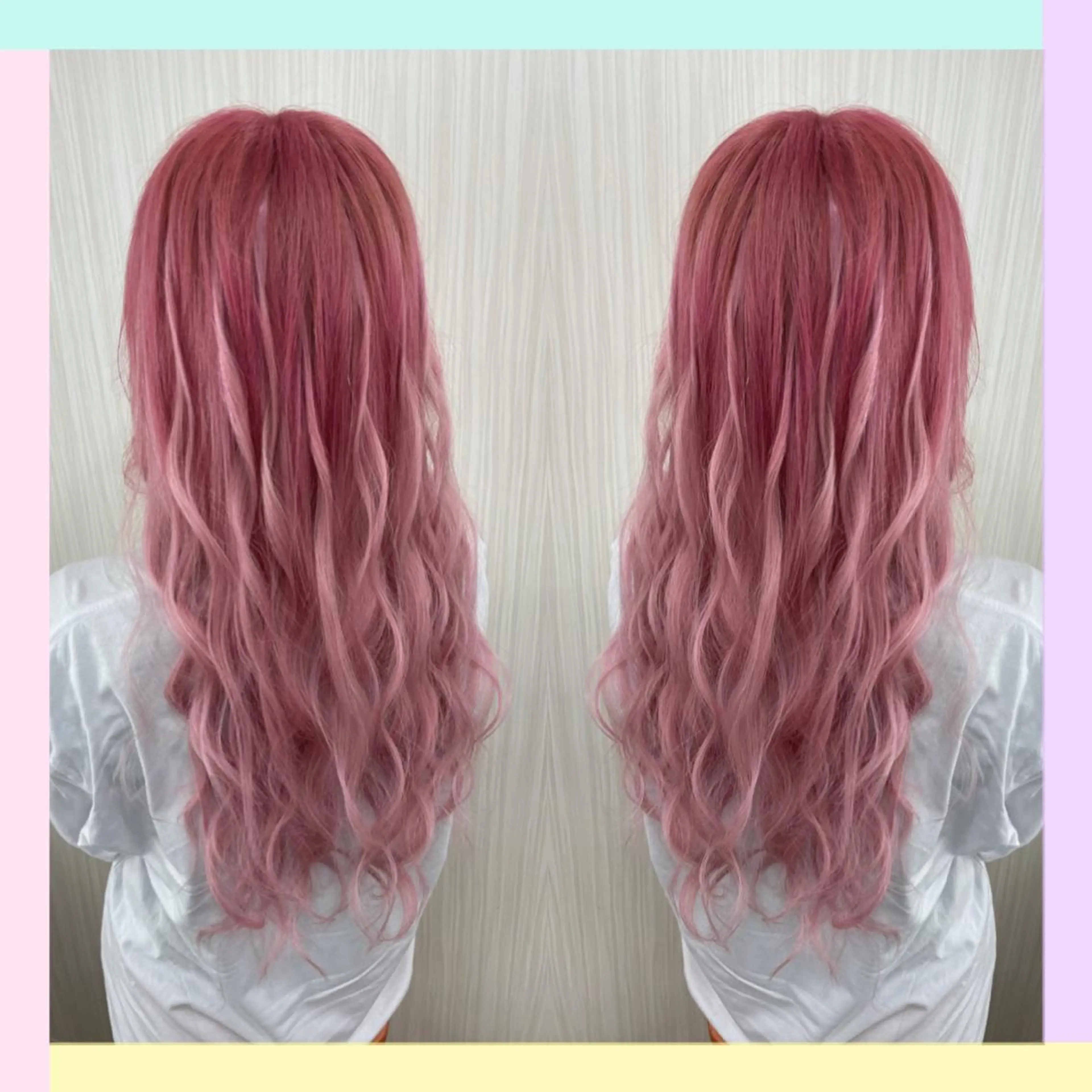 カラー カット ヘアカラー トリートメント エクステ れん/ハイトーン /エクステ/韓国風のヘアスタイル