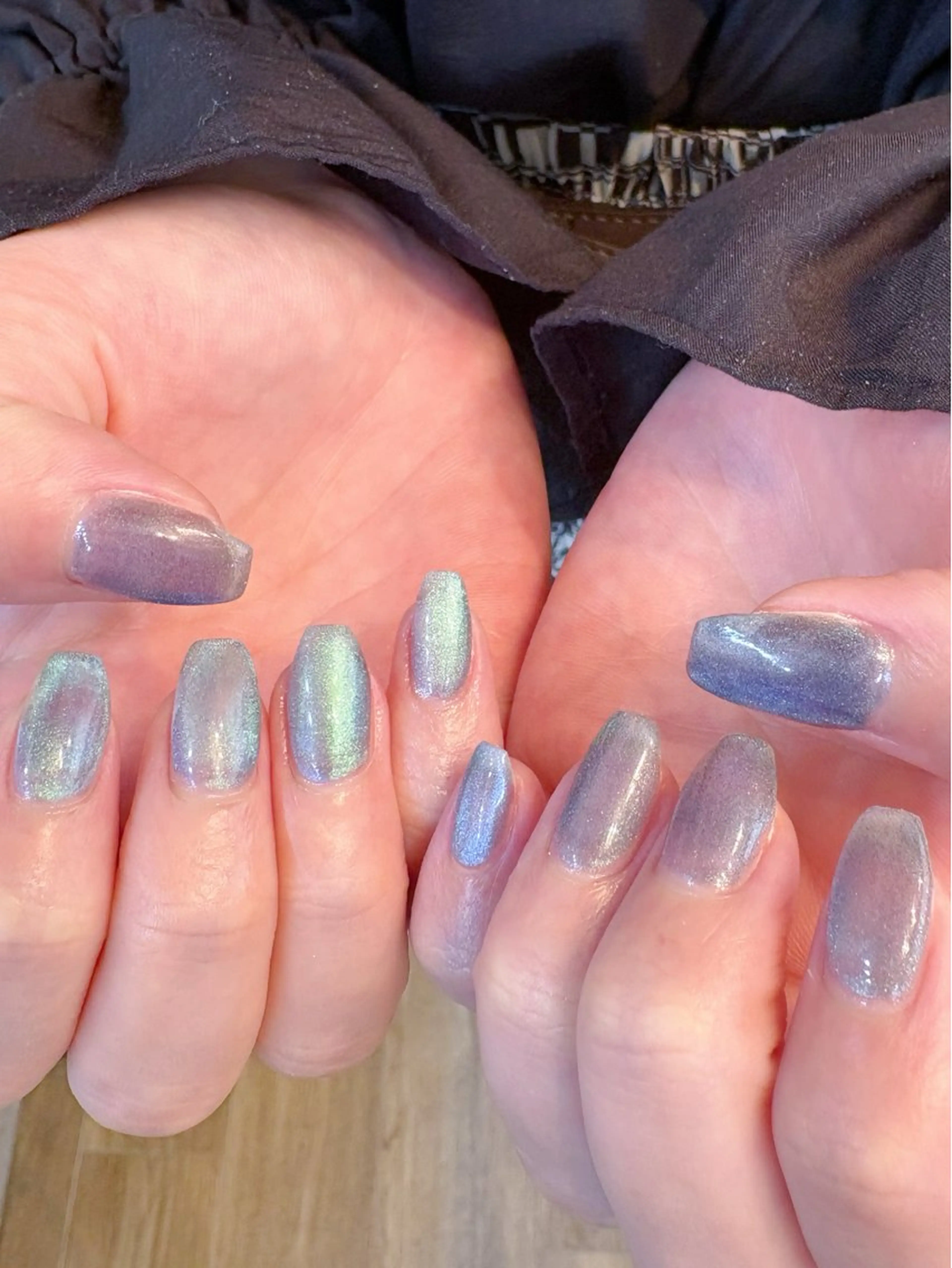 ネイル ハンドネイル 艶/マグネット/網紅 /韓国/岩下りほのネイルデザイン