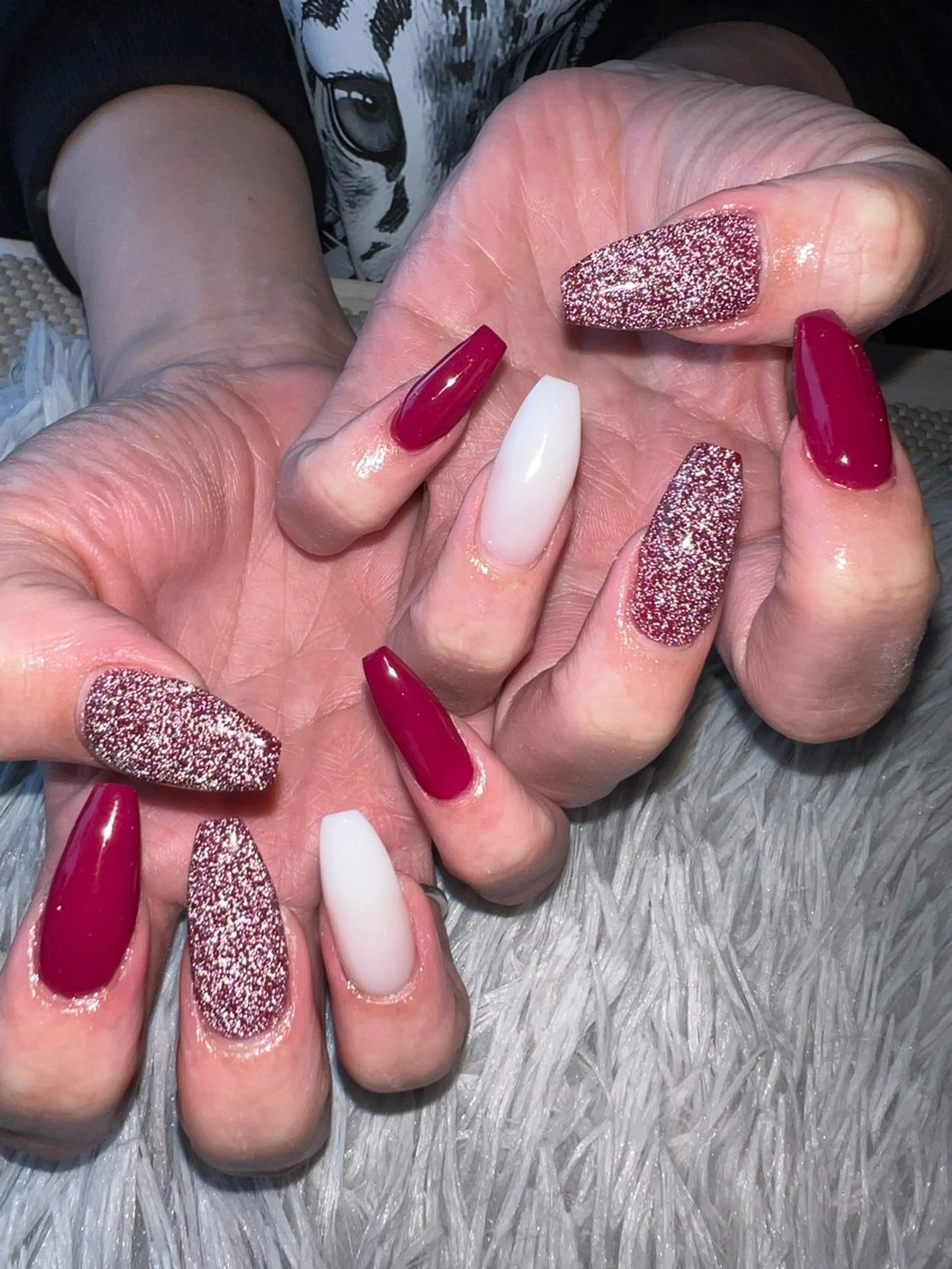 ネイル ボルドー スカルプネイル 冬ネイル ハンドネイル シェヌネイル JURAのネイルデザイン
