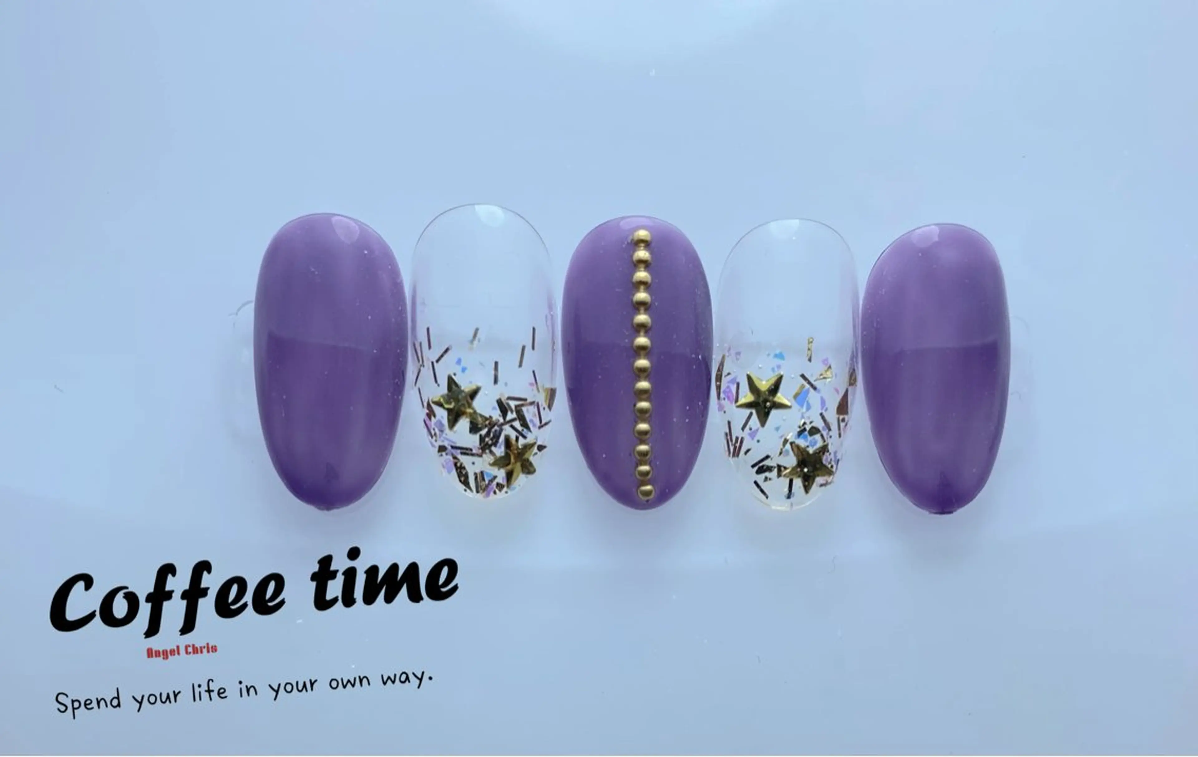 ネイル ハンドネイル AngelChris ビューティーサロン琳のネイルデザイン