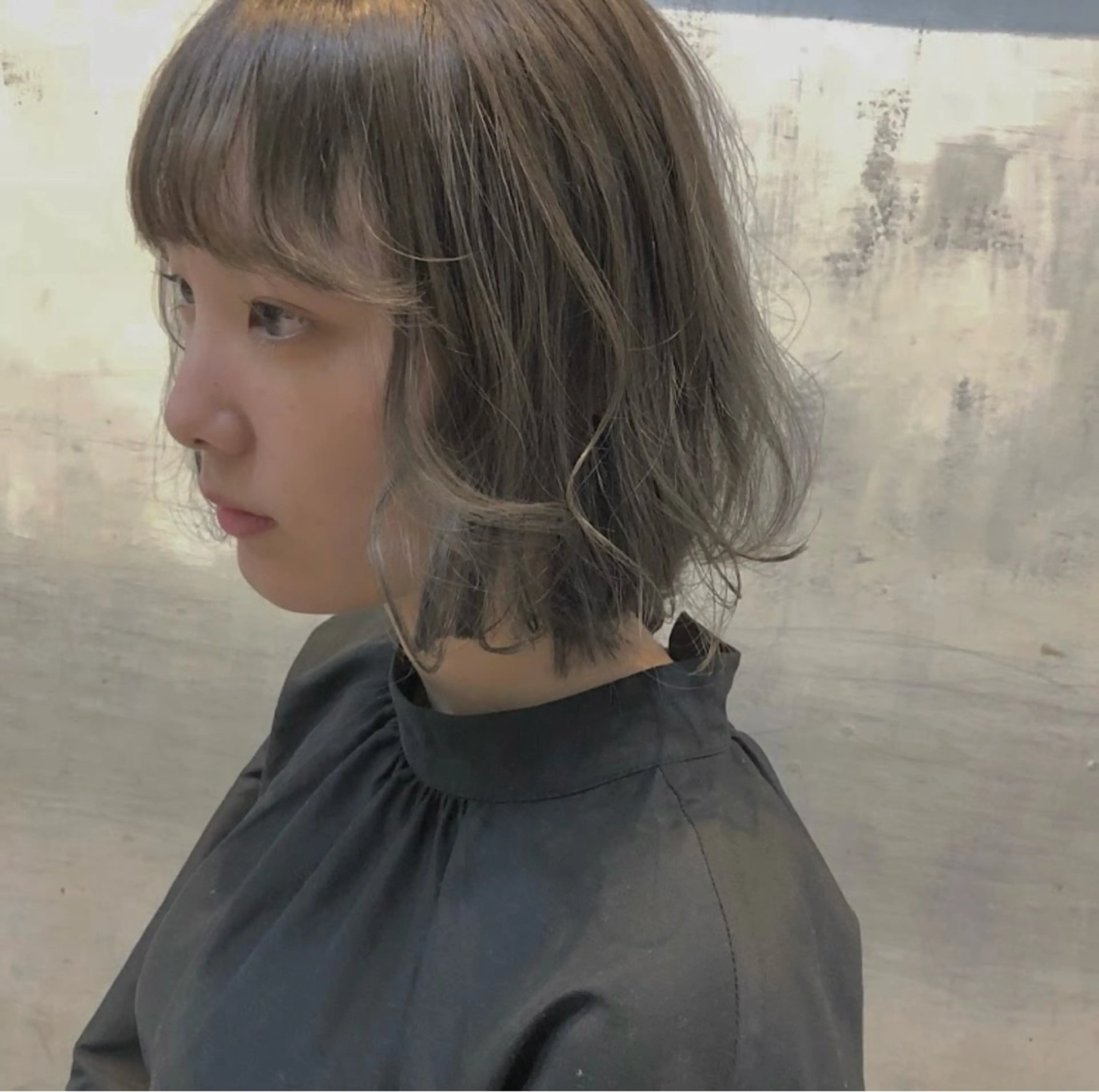 ミディアム かわの ひとしのヘアスタイル