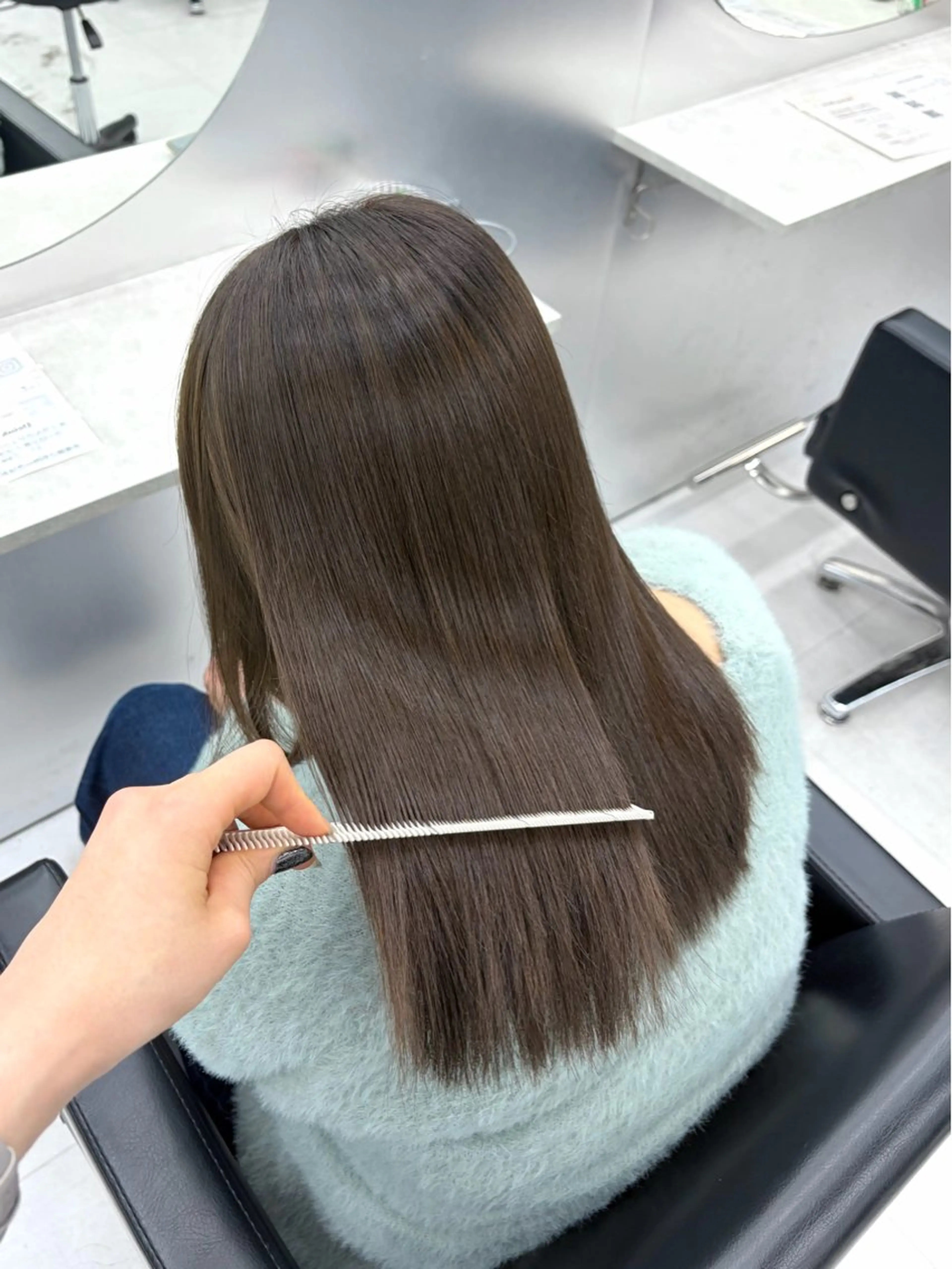 【🫒透明感カラー🫒】ワンカラー➕美髪1stepトリートメントの写真