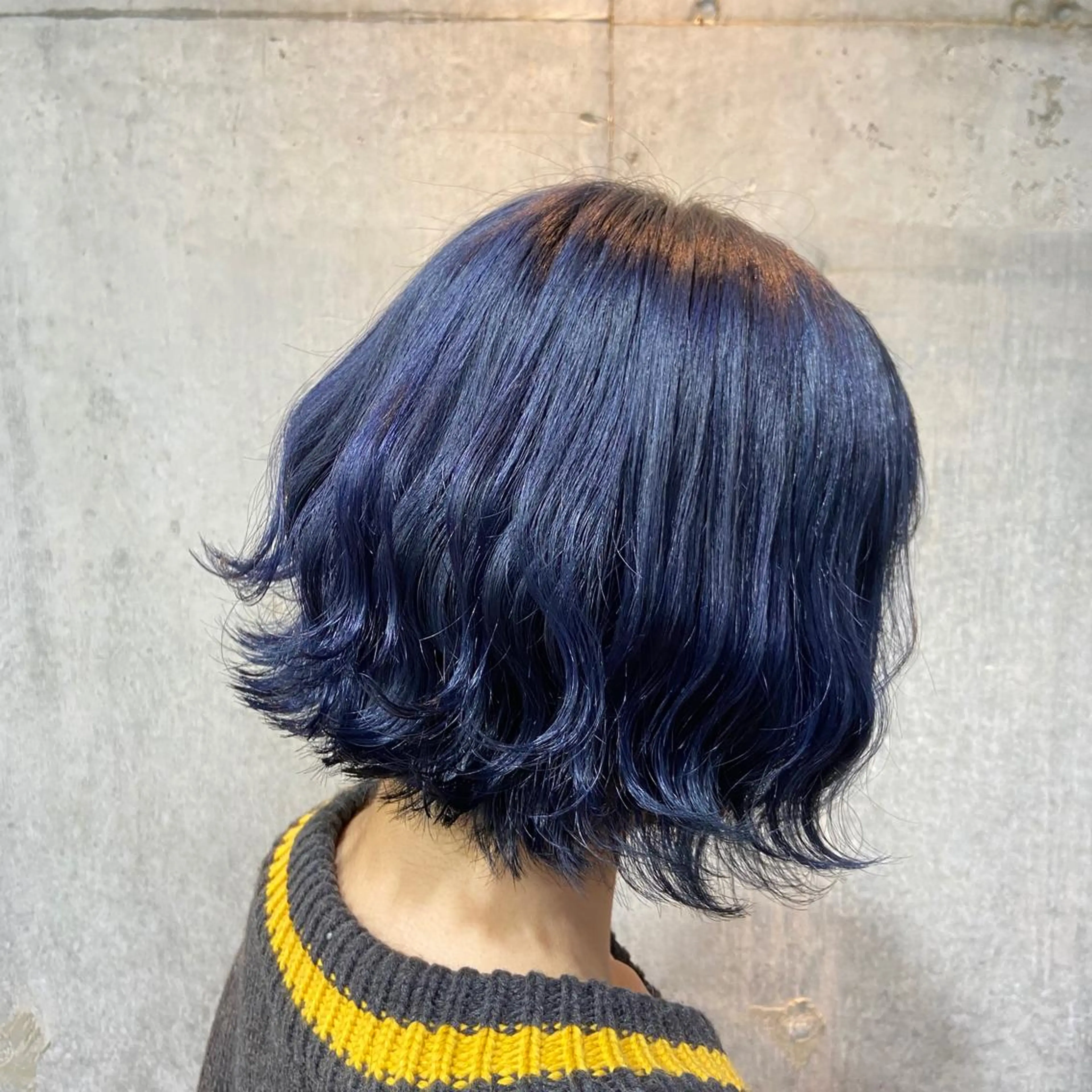 ショート カラー アッシュ ブルーカラー ブルーアッシュ 暗髪/艶髪/Ono .のヘアスタイル