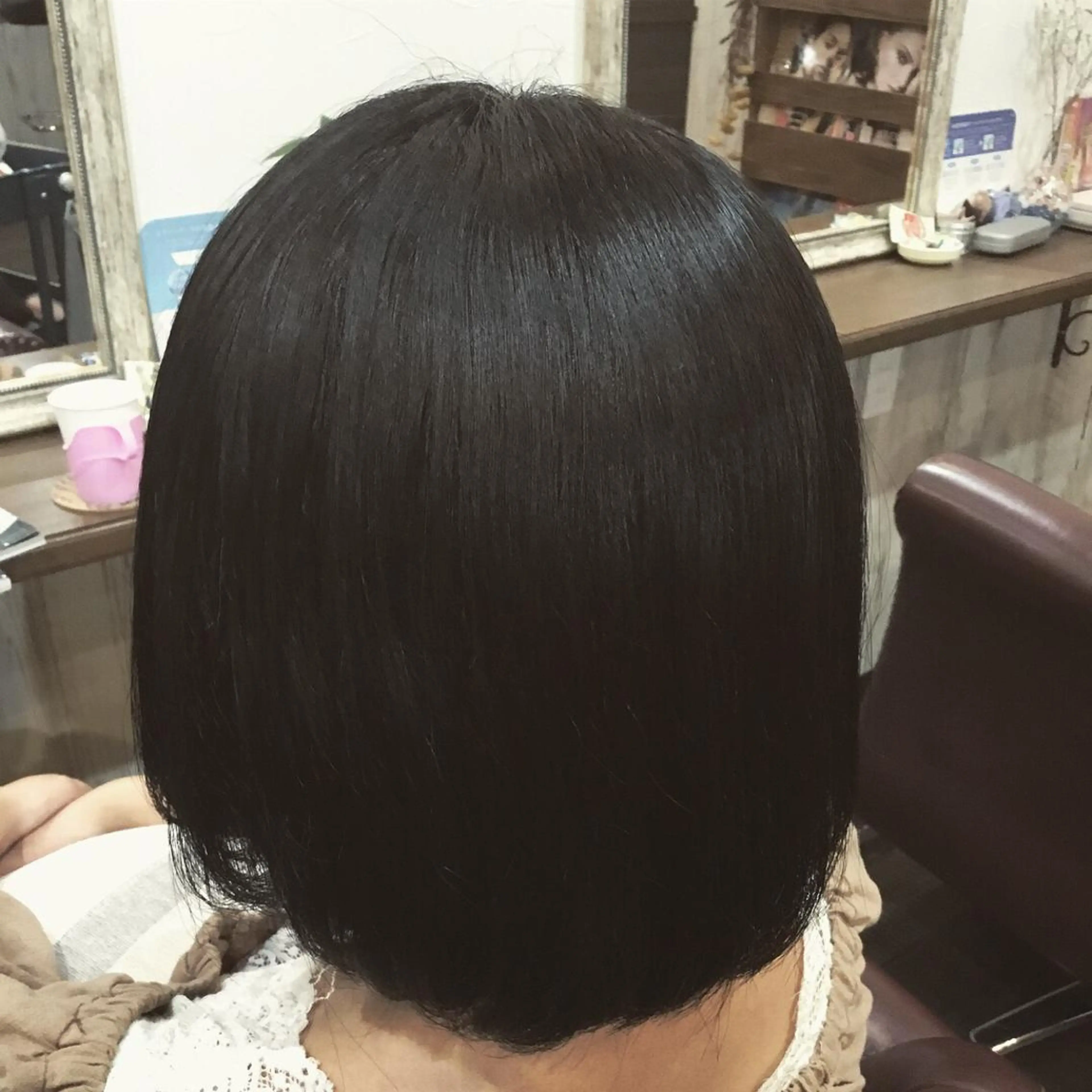 ミディアム カラー パーマ 金崎 新吾のヘアスタイル