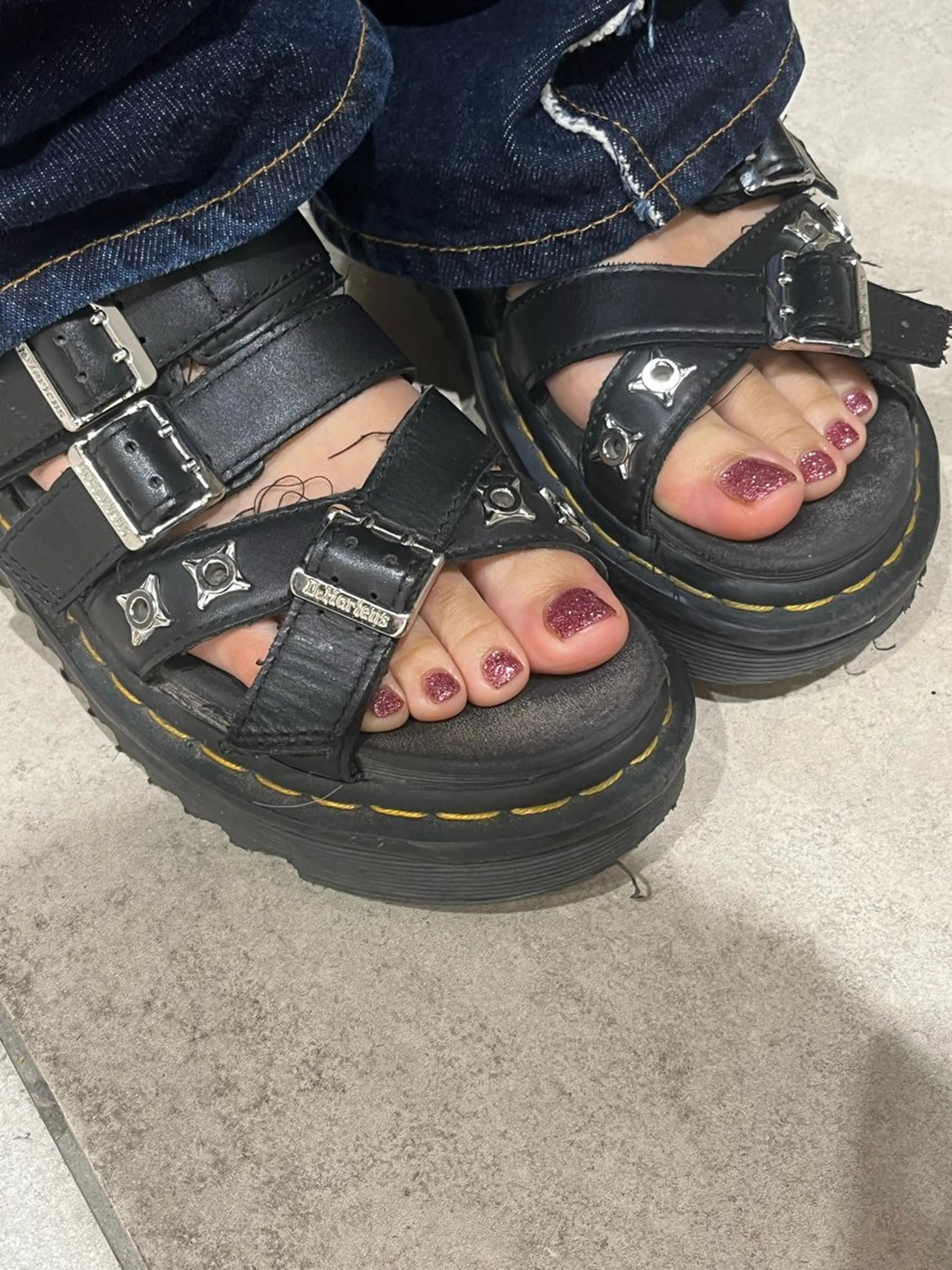 ネイル クリアネイル フラッシュネイル ラメ(グリッター) ワンカラーネイル ピンク MSLASH SOL 鈴木/トレンドネイルのネイルデザイン