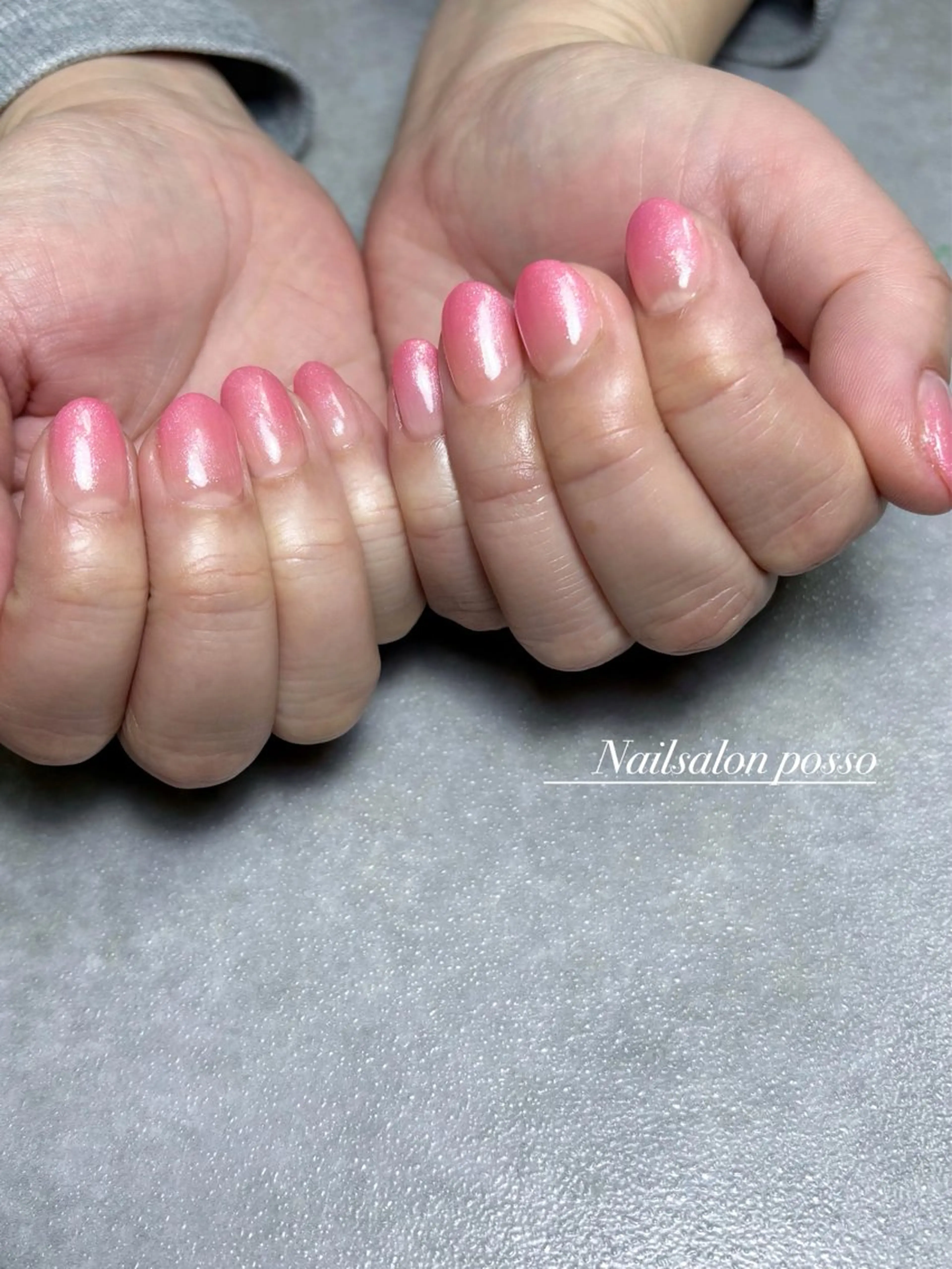 ネイル グラデーション ラメ(グリッター) ラメグラデーション ハンドネイル Nail Salon Posso所属・Asuka /possoのネイルデザイン