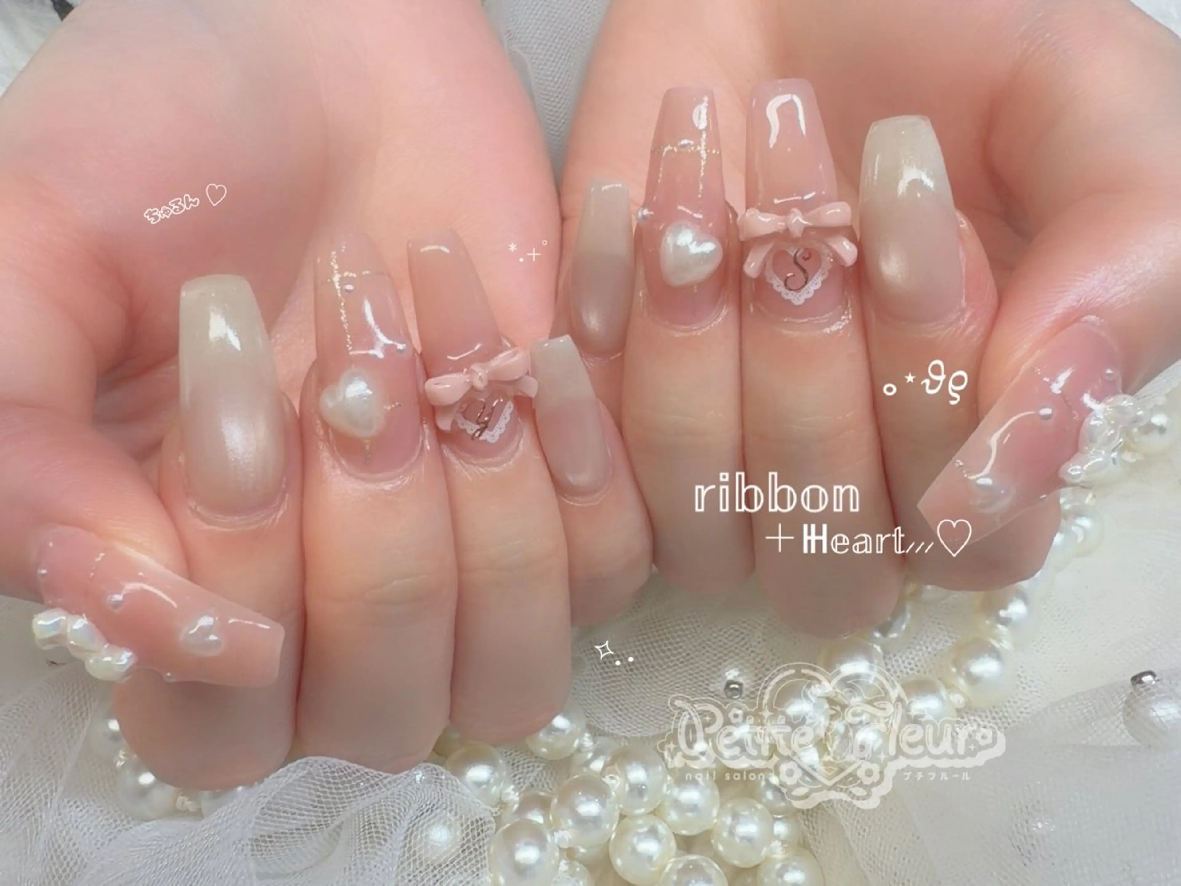 ネイル ❁⃘*。Petite fleur❁⃘*りさのネイルデザイン