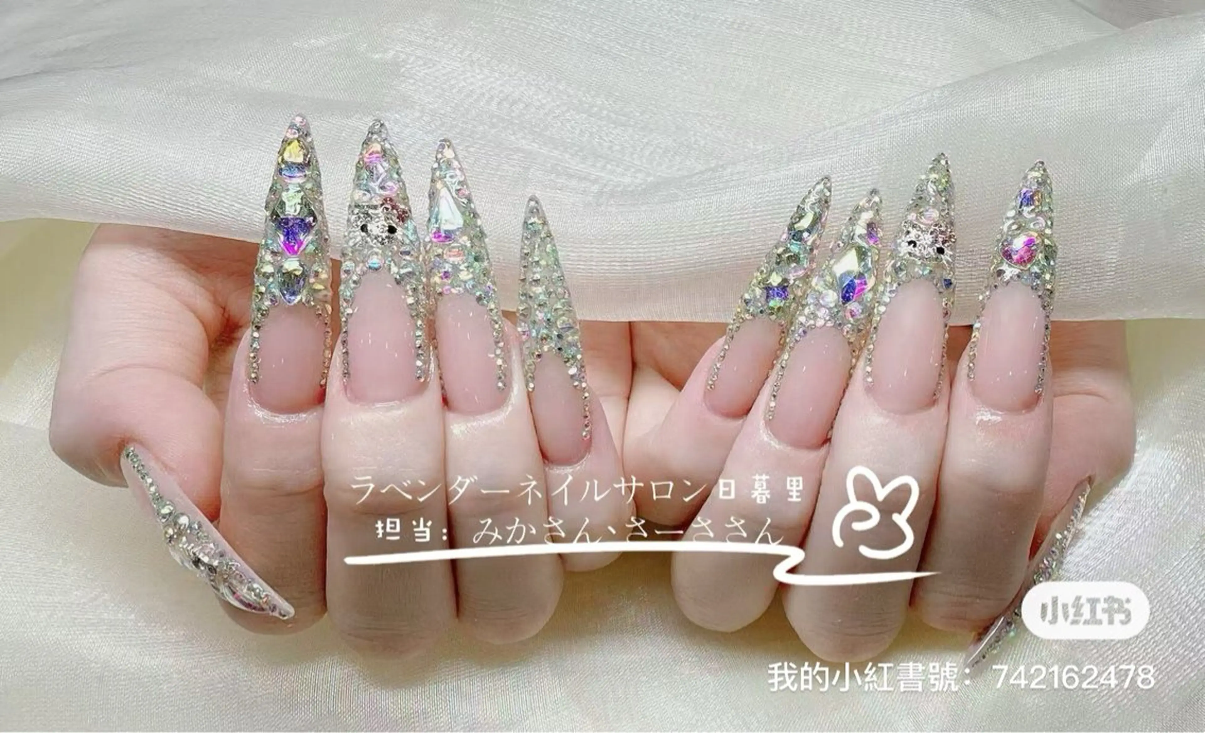 ネイル ラベンダー💖日暮里 ルル💖ネイルのネイルデザイン