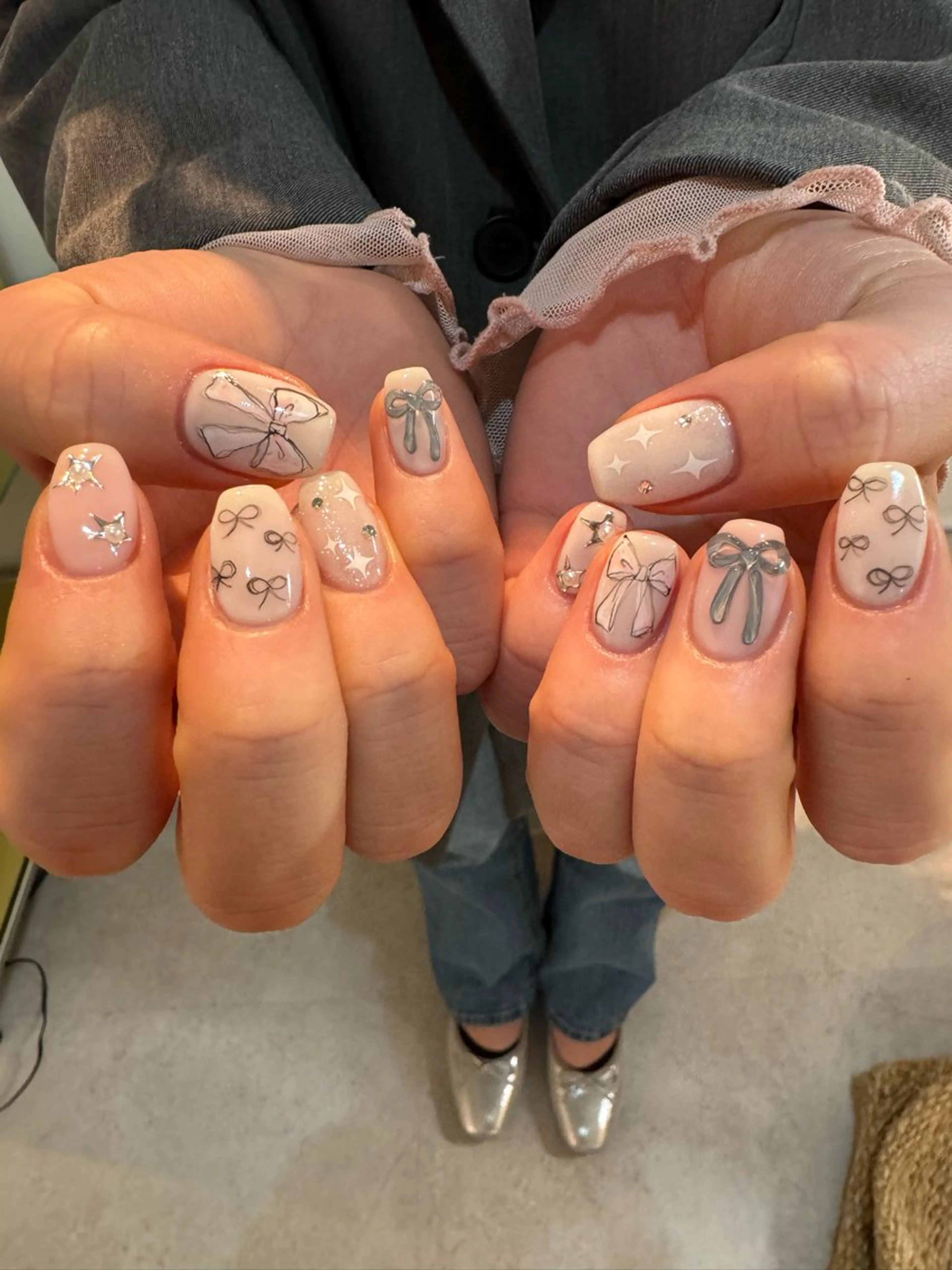 ネイル ハンドネイル AOI✩⡱ y2kネイルのネイルデザイン