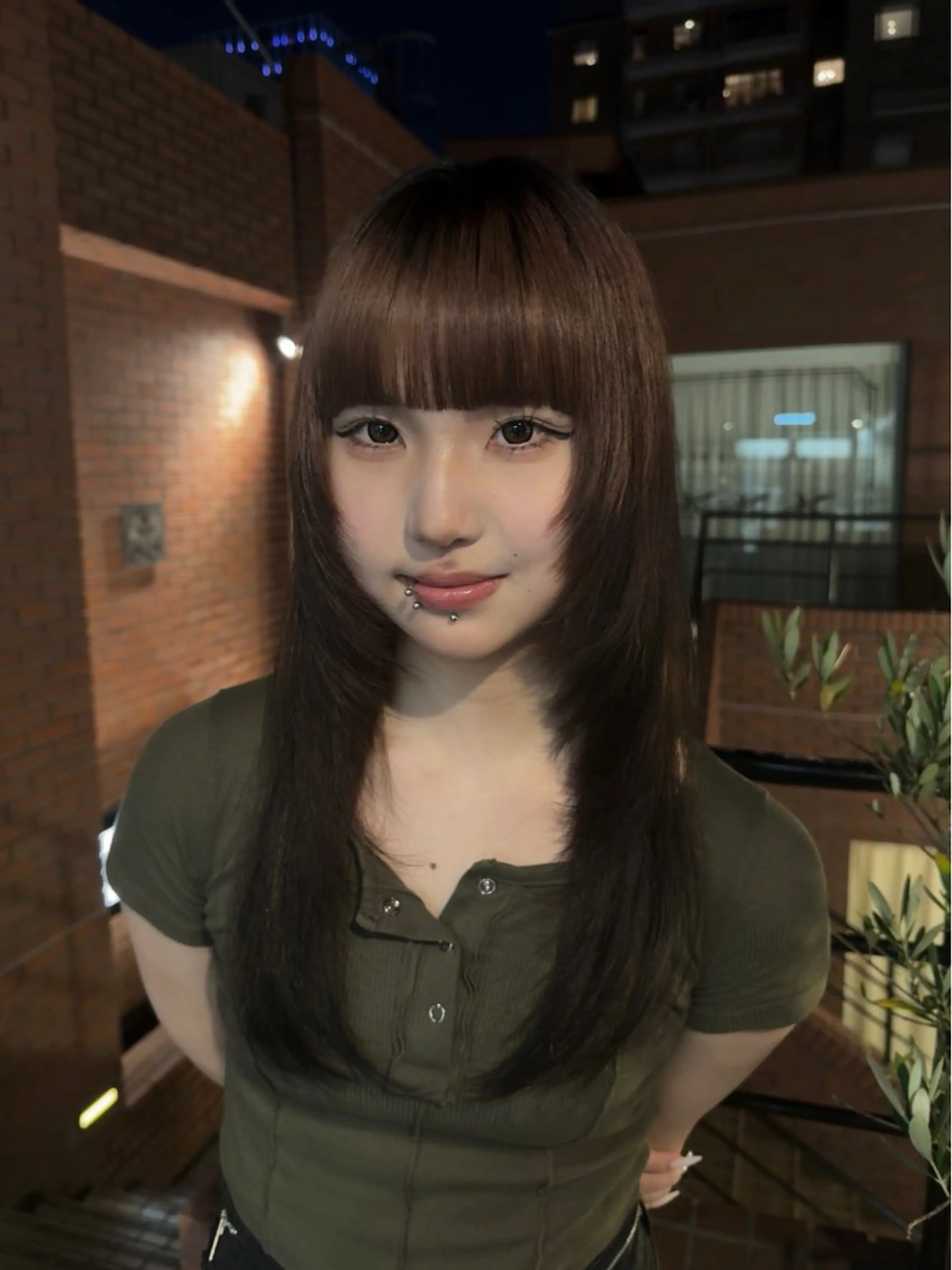 ロング カット レイヤーカット 🫒natsuのヘアスタイル