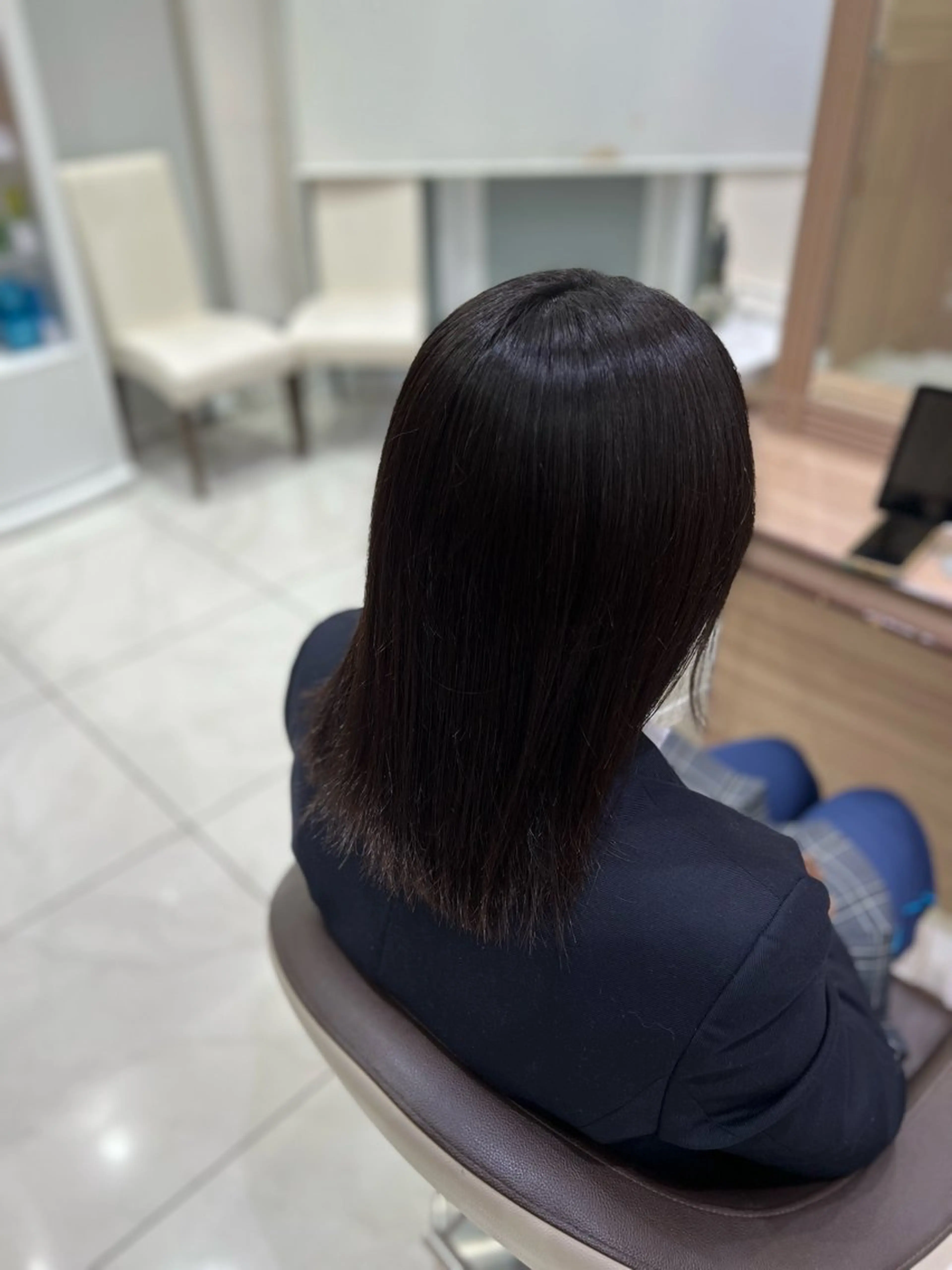 ミディアム ✨髪質改善カラー 佐藤怜央✨のヘアスタイル