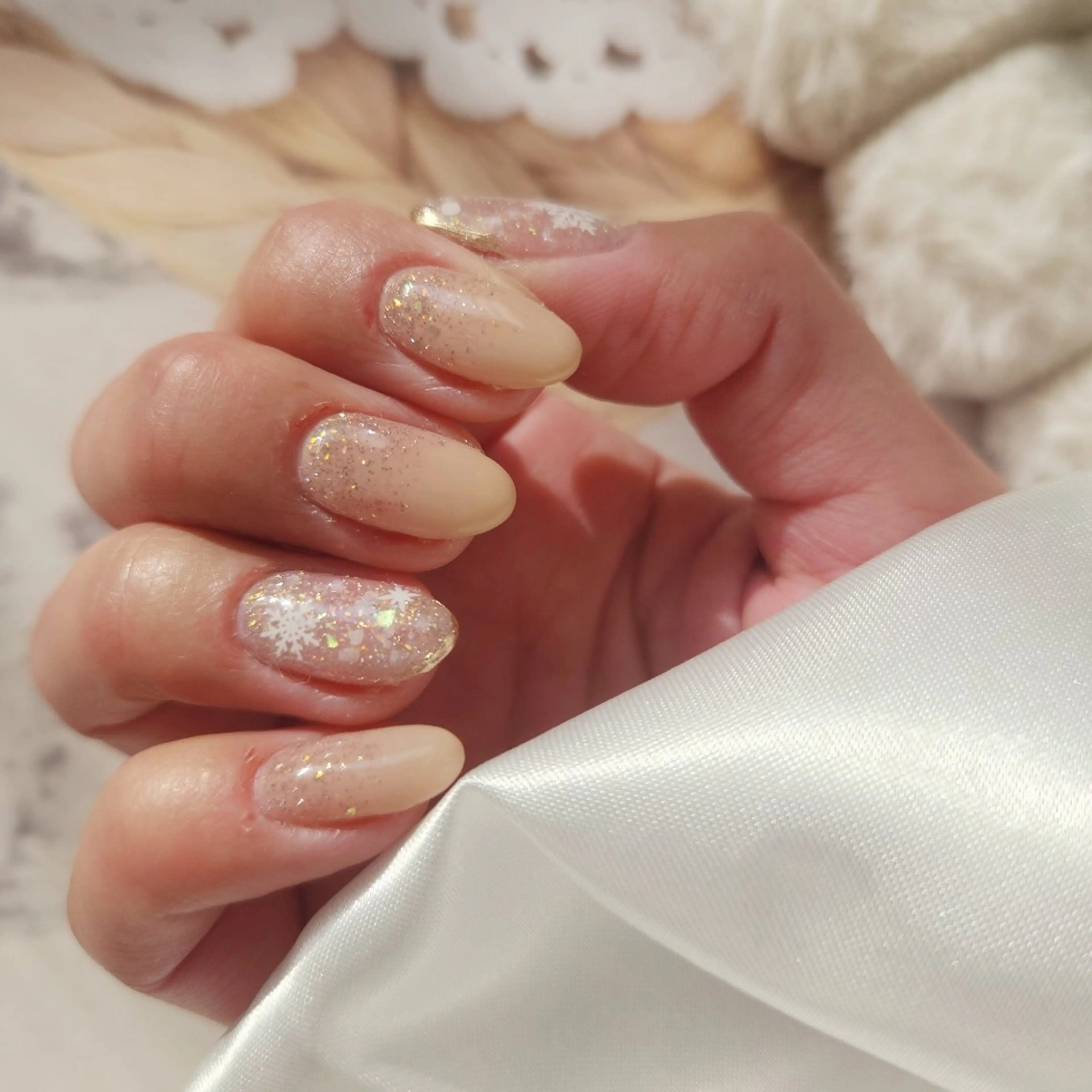 ネイル 冬ネイル K3nail   maiのネイルデザイン
