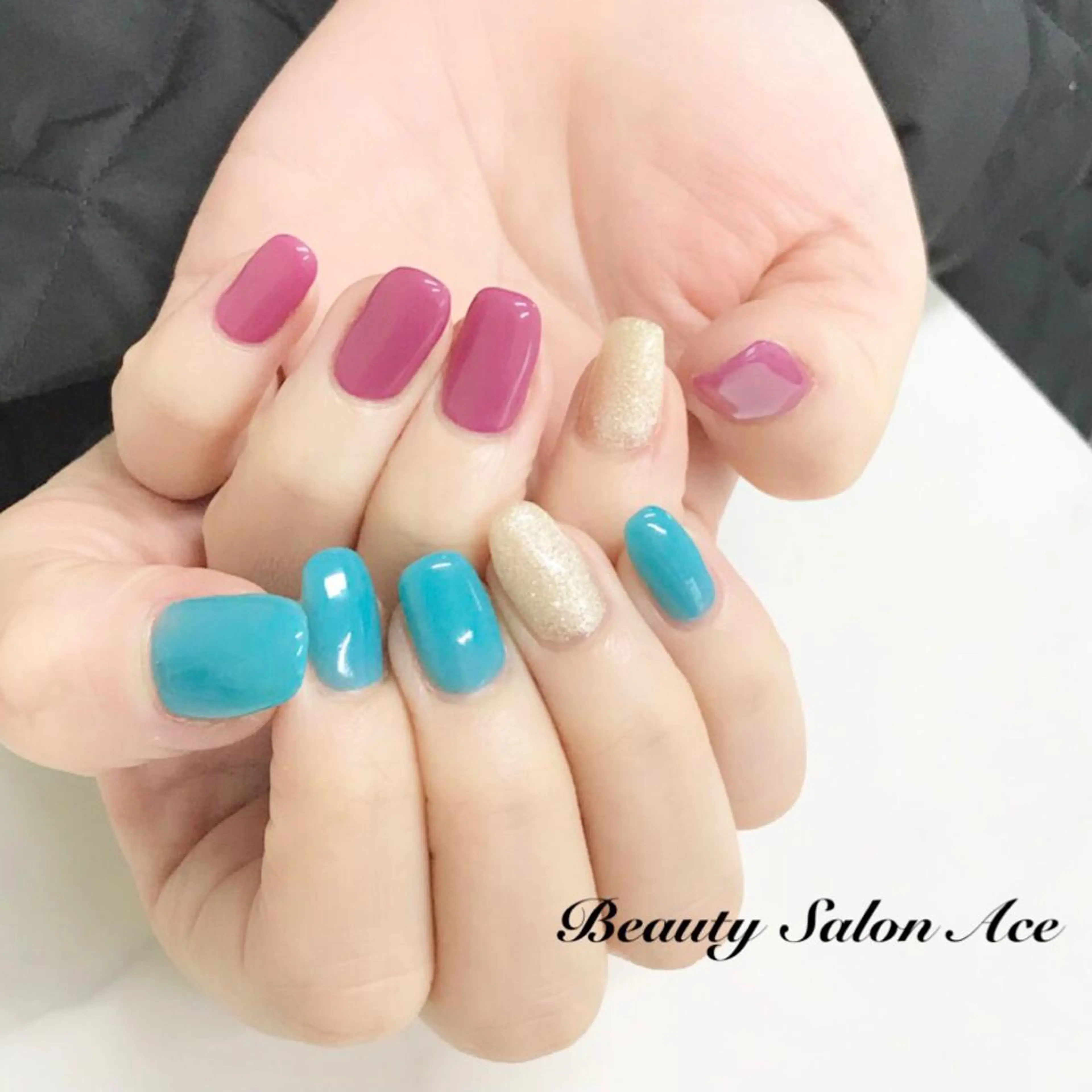 ネイル ラメ(グリッター) ワンカラーネイル 池袋フィルイン Ace♡Nailのネイルデザイン